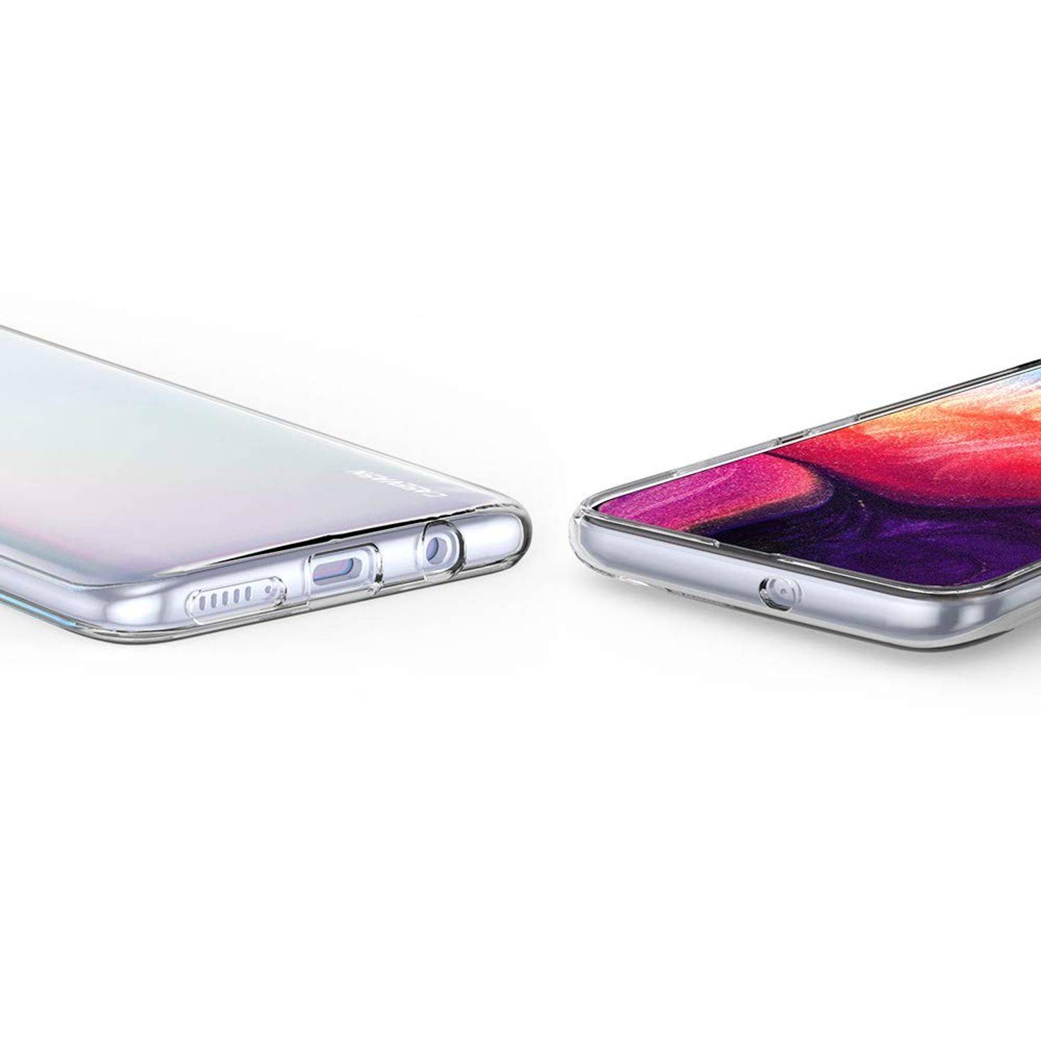 Samsung Galaxy A30s Handyhülle Ultra Dünn Bumper Backcover Transparent