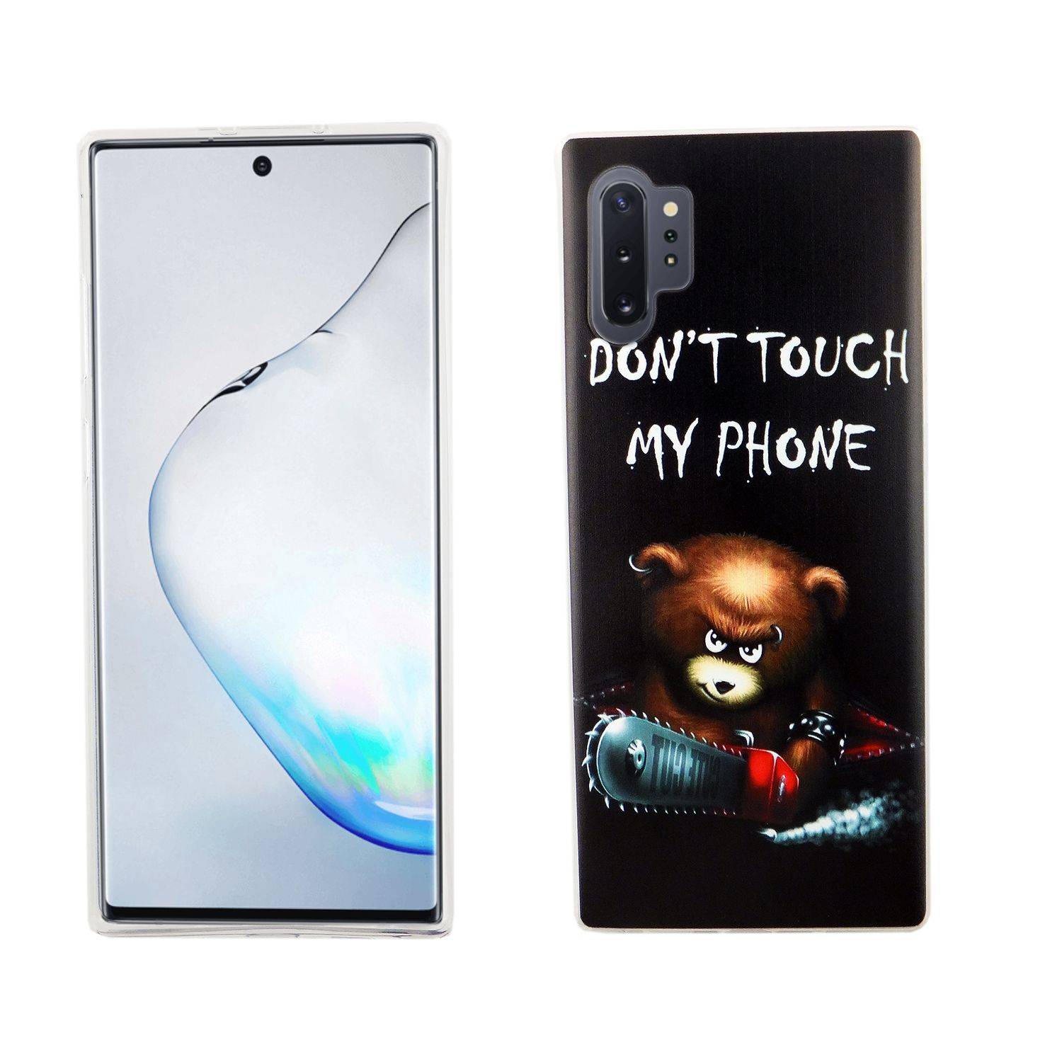 Samsung Galaxy Note 10 Handyhülle Bumper Backcover Schwarz