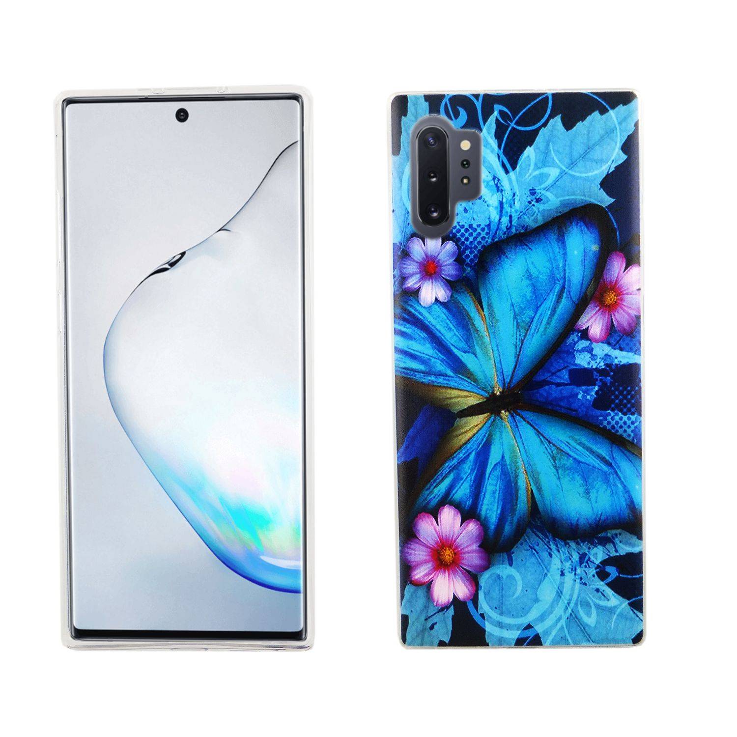 Samsung Galaxy Note 10 Handyhülle Bumper Backcover Blau