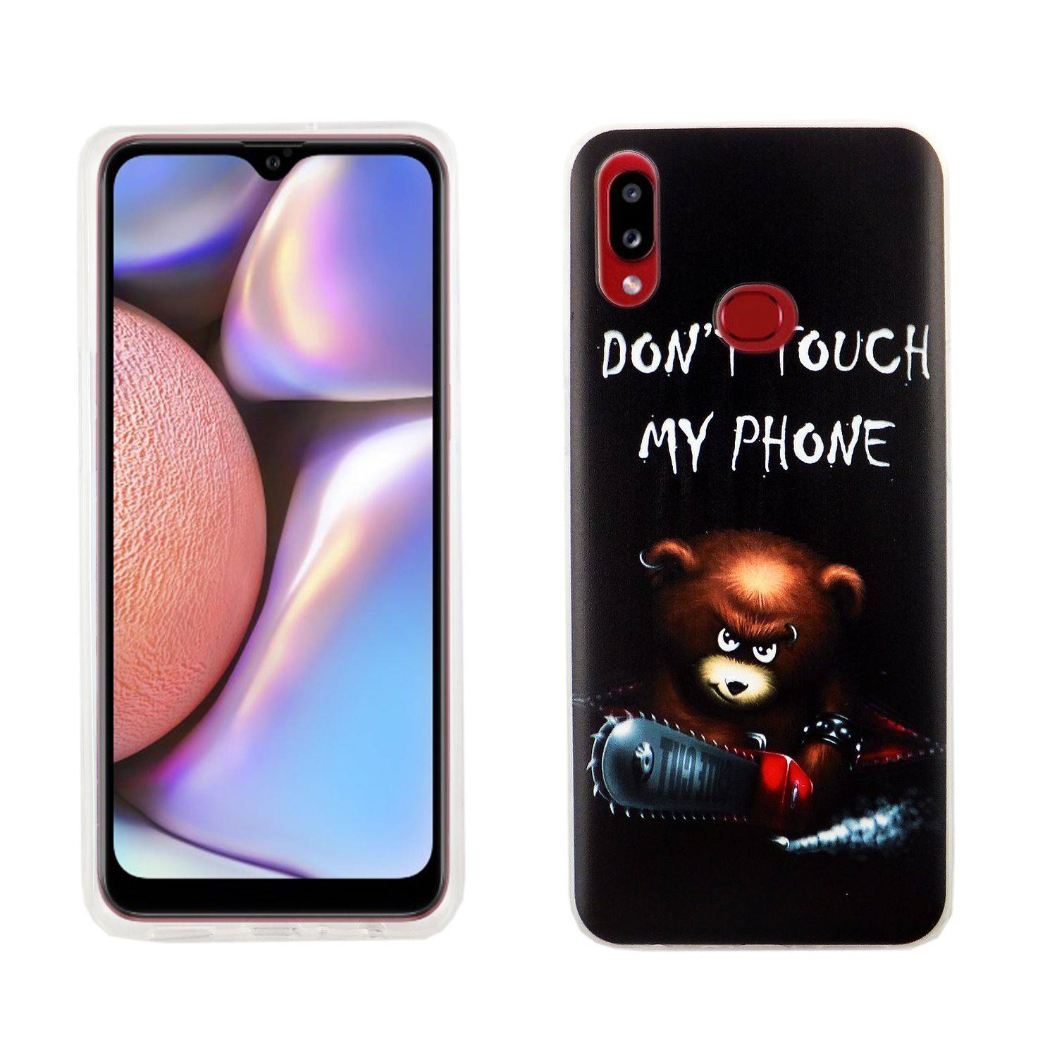 Samsung Galaxy A10s Handyhülle Bumper Backcover Schwarz