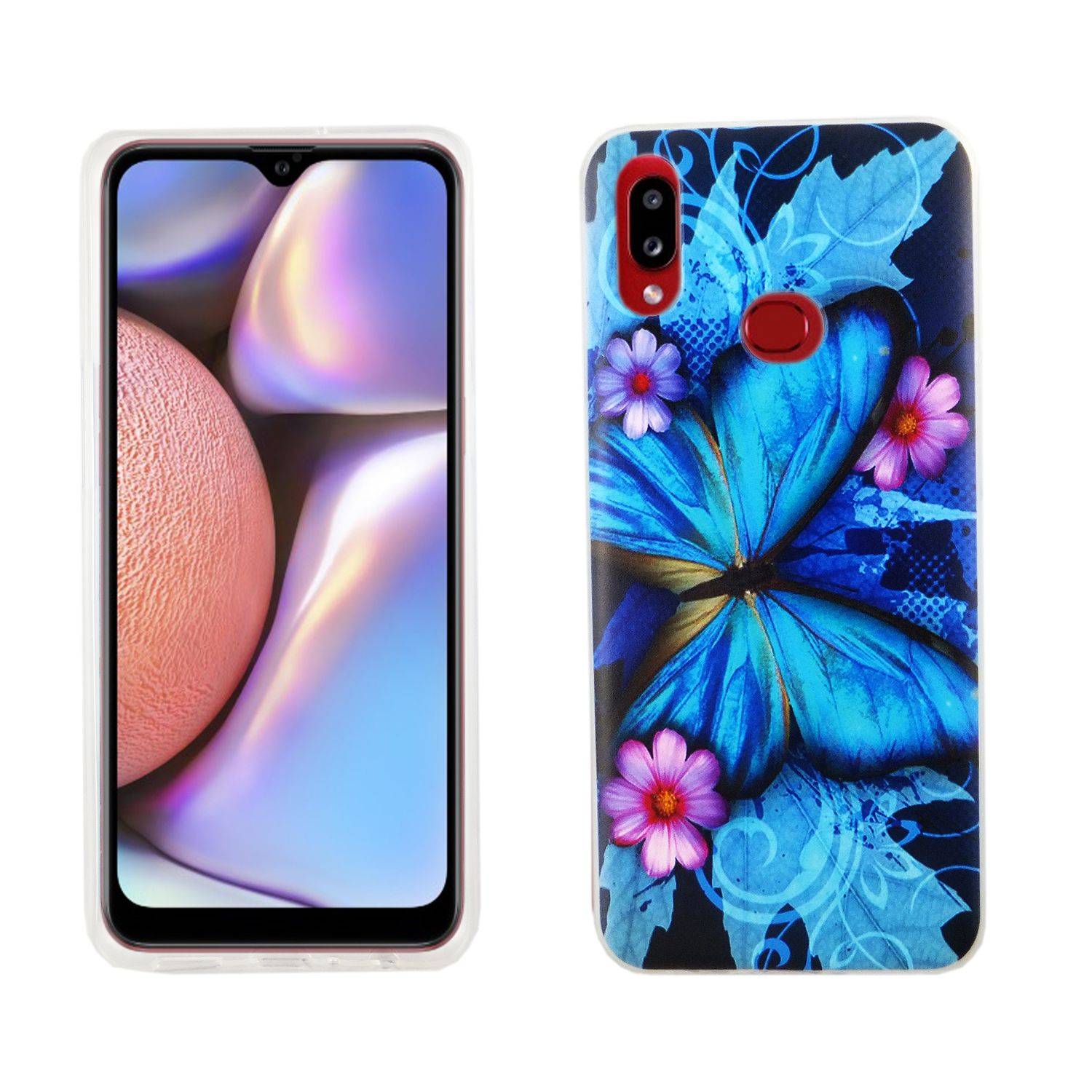 Samsung Galaxy A10s Handyhülle Bumper Backcover Blau