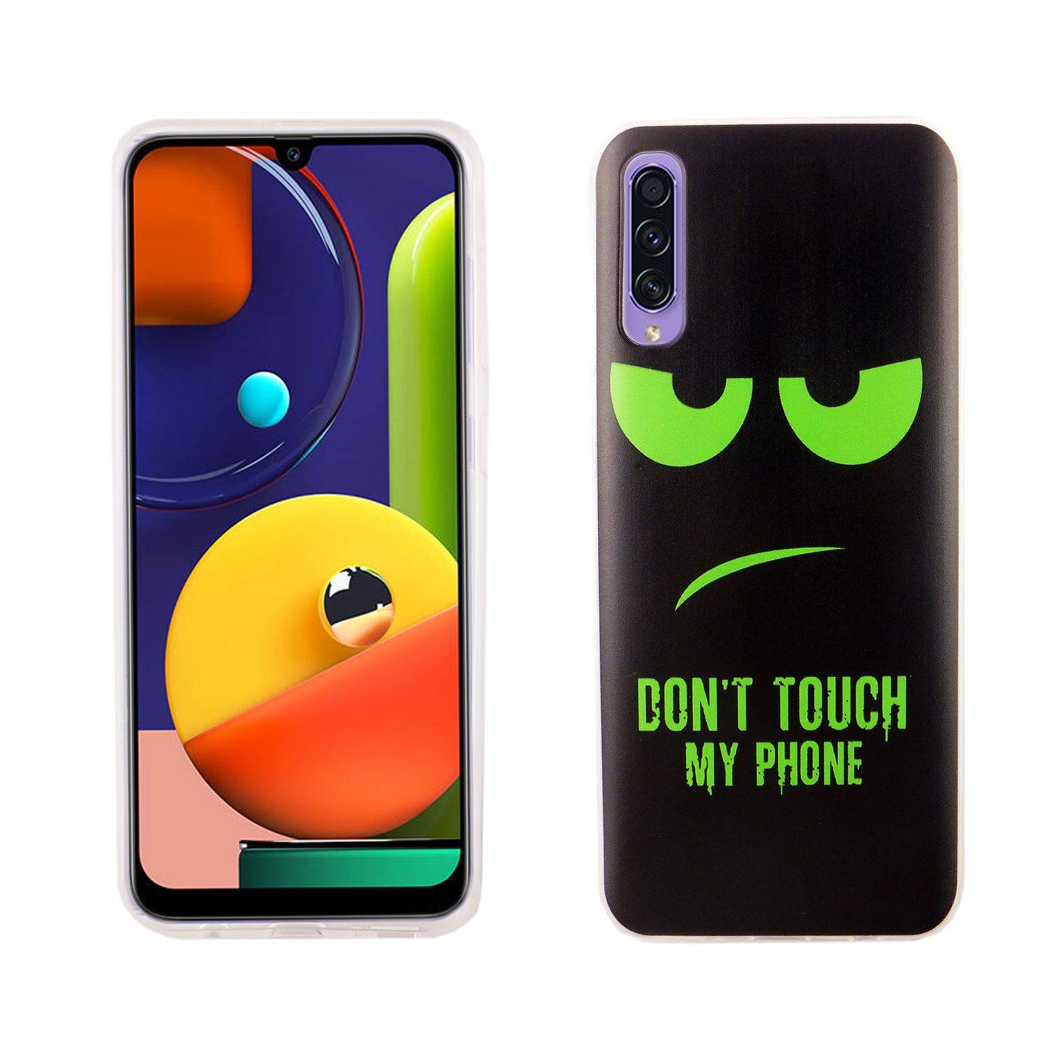 Samsung Galaxy A50s Handyhülle Bumper Backcover Grün