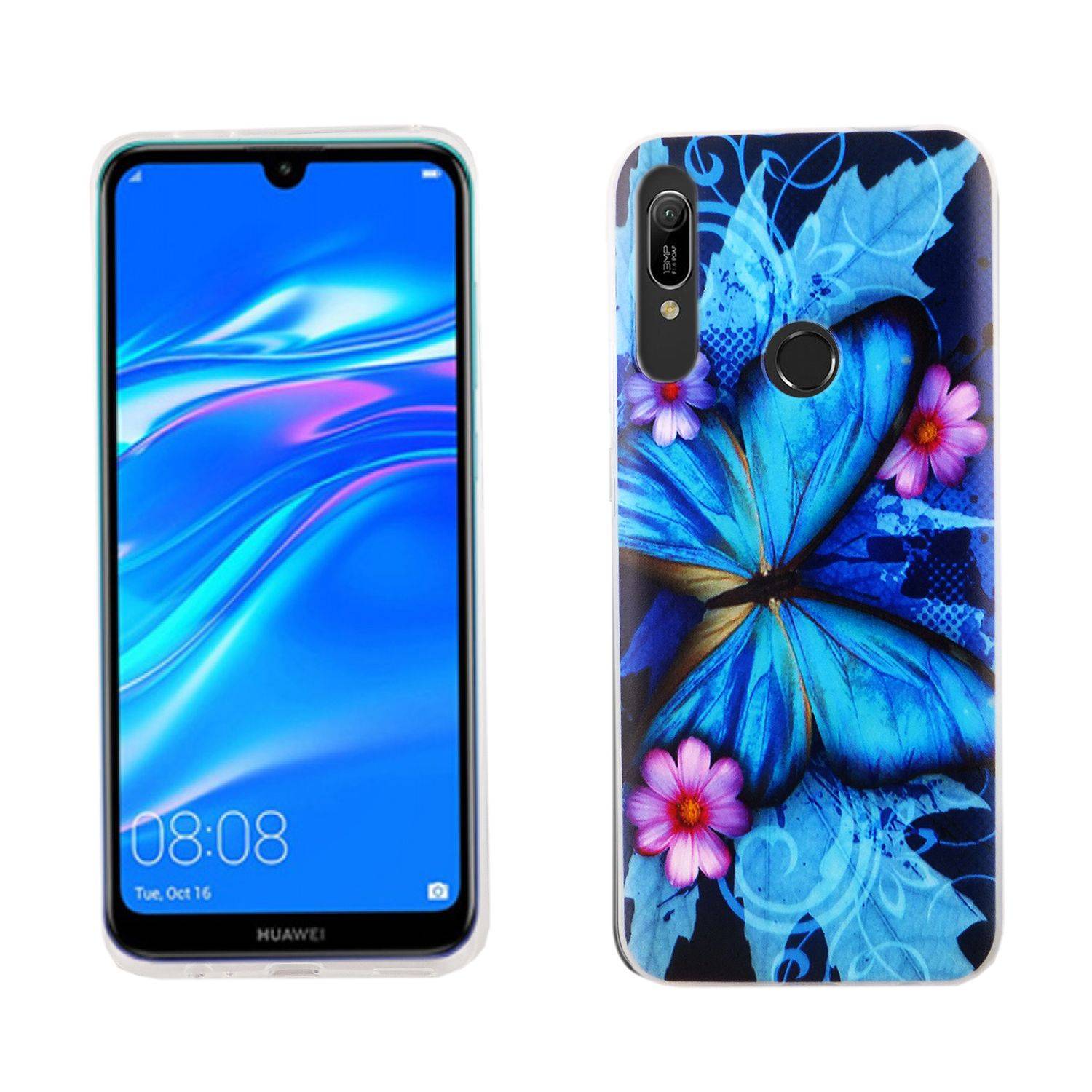 Huawei Y9 Prime 2019 Handyhülle Bumper Backcover Blau