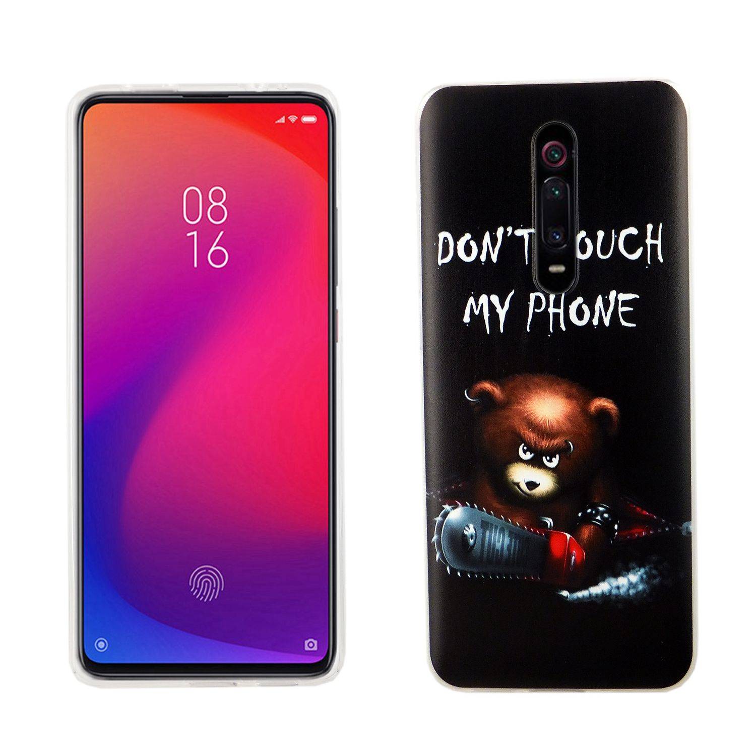 Xiaomi Mi 9T Handyhülle Bumper Backcover Schwarz