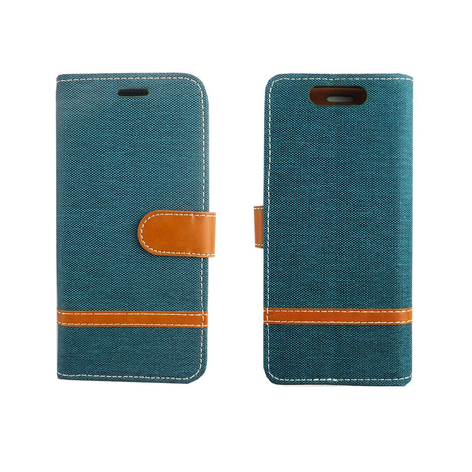 ZTE Blade V8 Handyhülle Bookcover Grün