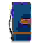 Nokia 5.1 Handyhülle Bookcover Blau