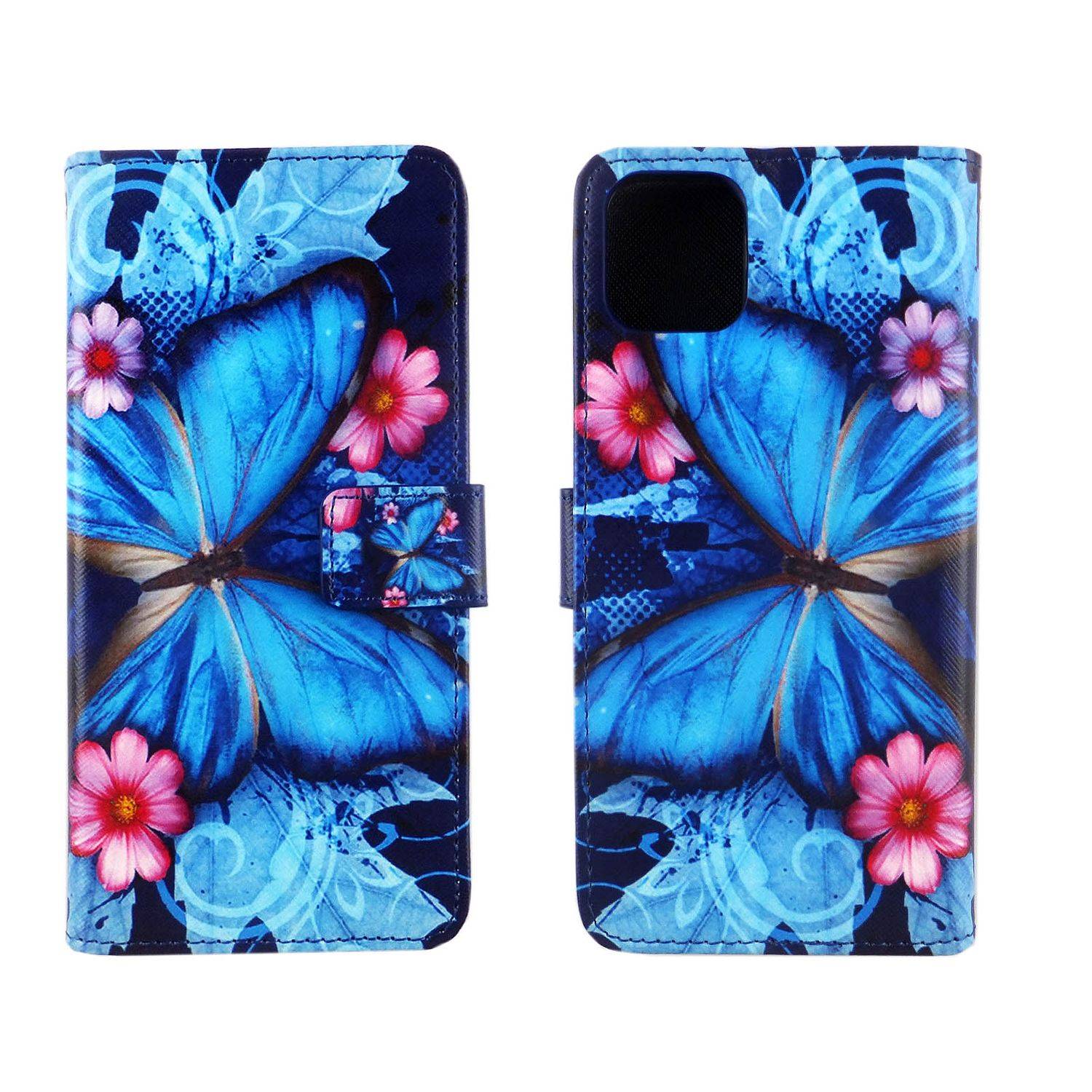 Apple iPhone 11 Pro Handyhülle Bookcover Blau
