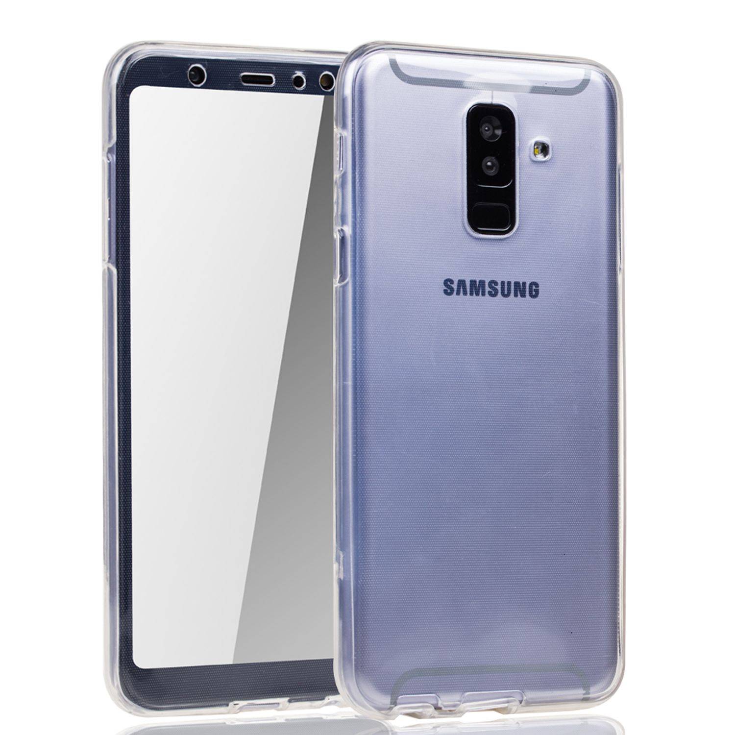 Samsung Galaxy A6 Plus (2018) Handyhülle Full-Cover 360 Grad Full Cover Transparent