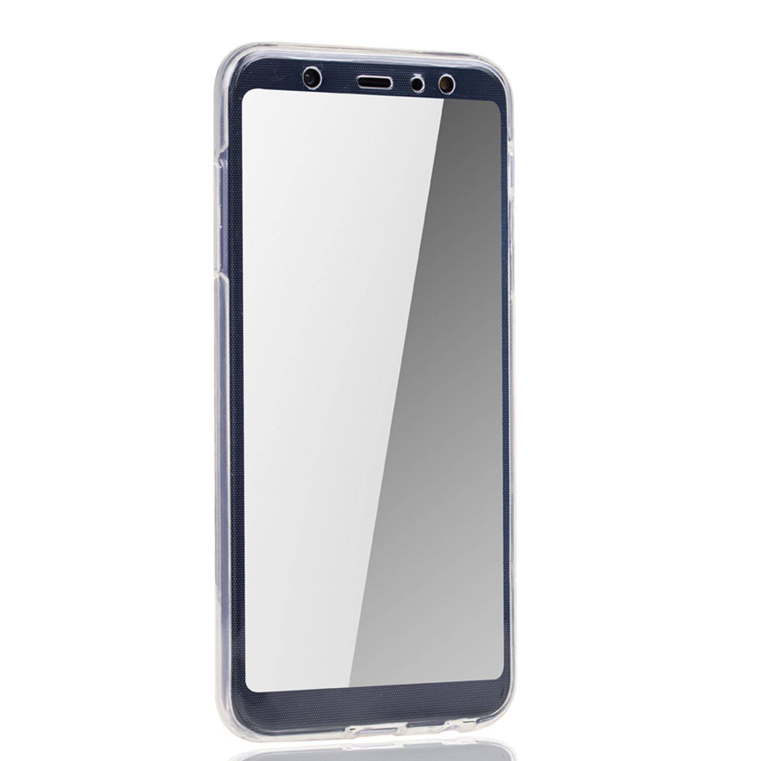Samsung Galaxy A6 Plus (2018) Handyhülle Full-Cover 360 Grad Full Cover Transparent