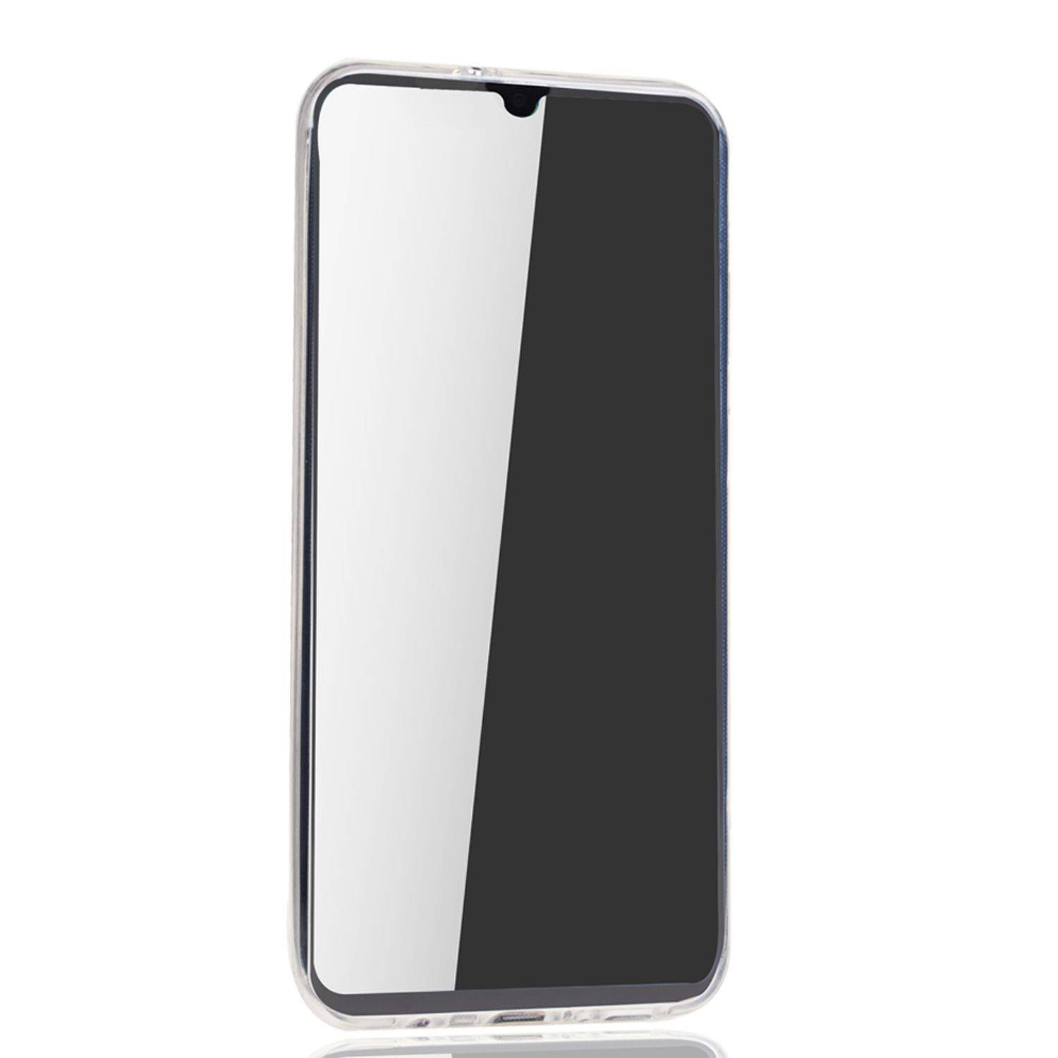 Samsung Galaxy M30 Handyhülle Full-Cover 360 Grad Full Cover Transparent