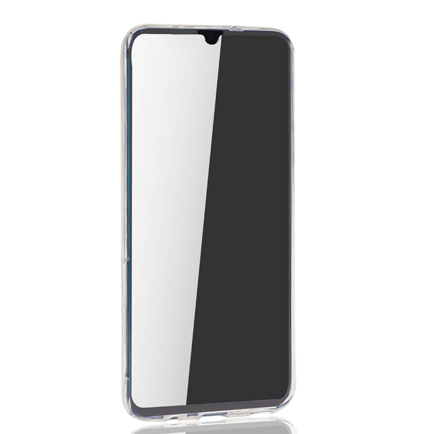 Samsung Galaxy M40 Handyhülle Full-Cover 360 Grad Full Cover Transparent