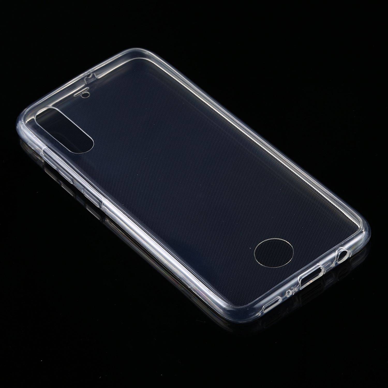 Samsung Galaxy A70 Handyhülle Full-Cover 360 Grad Full Cover Transparent