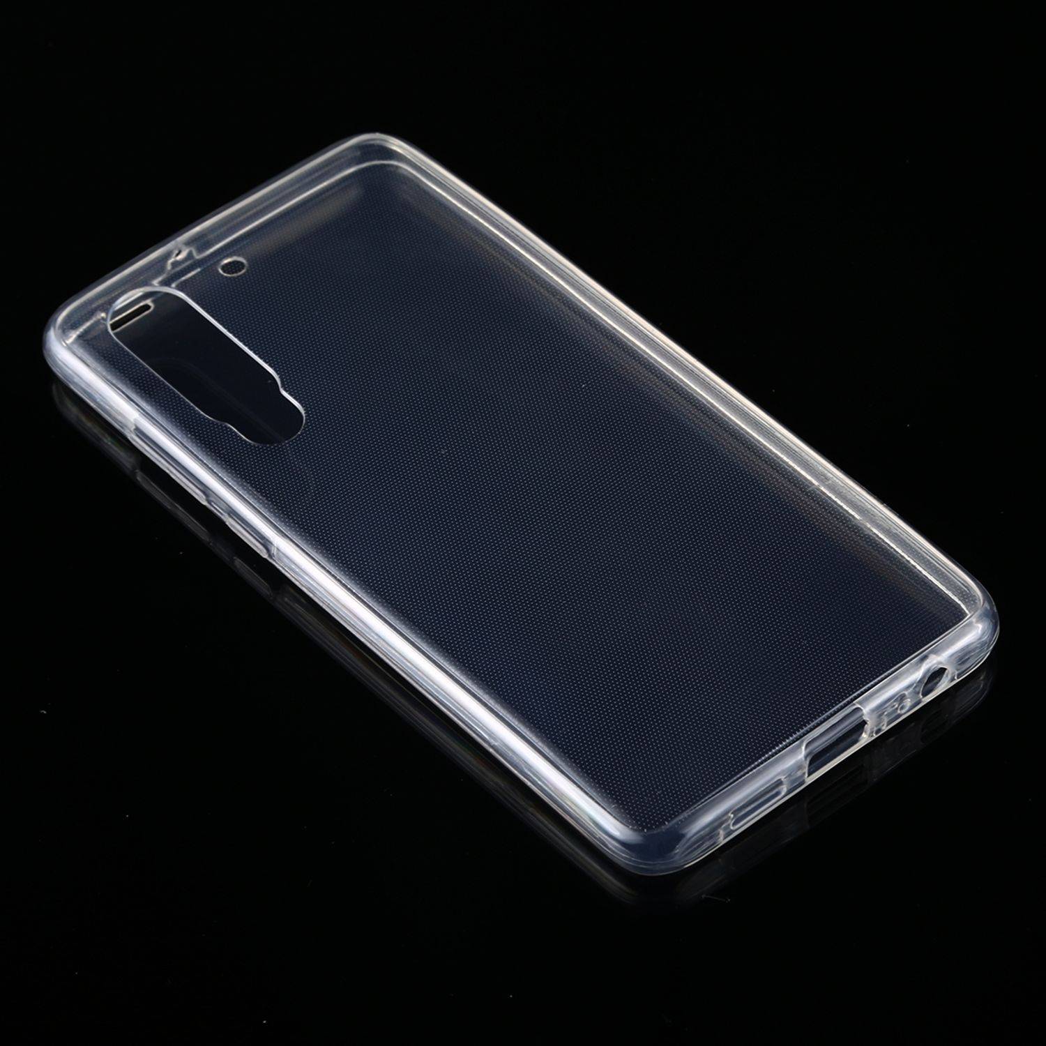 Huawei P30 Handyhülle Full-Cover 360 Grad Full Cover Transparent
