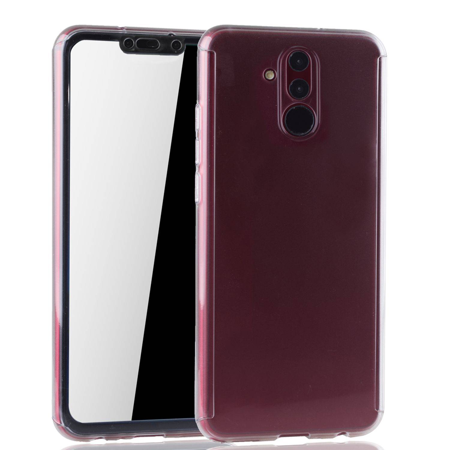 Huawei Mate 20 Lite Handyhülle 360 Grad Schutz Full Cover Transparent