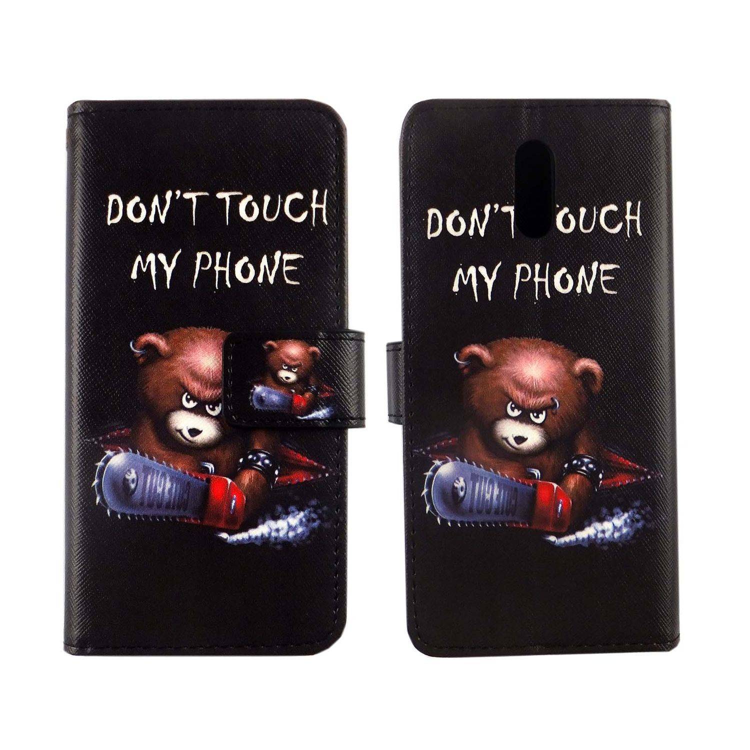 Nokia 2.3 Handyhülle Bookcover Schwarz