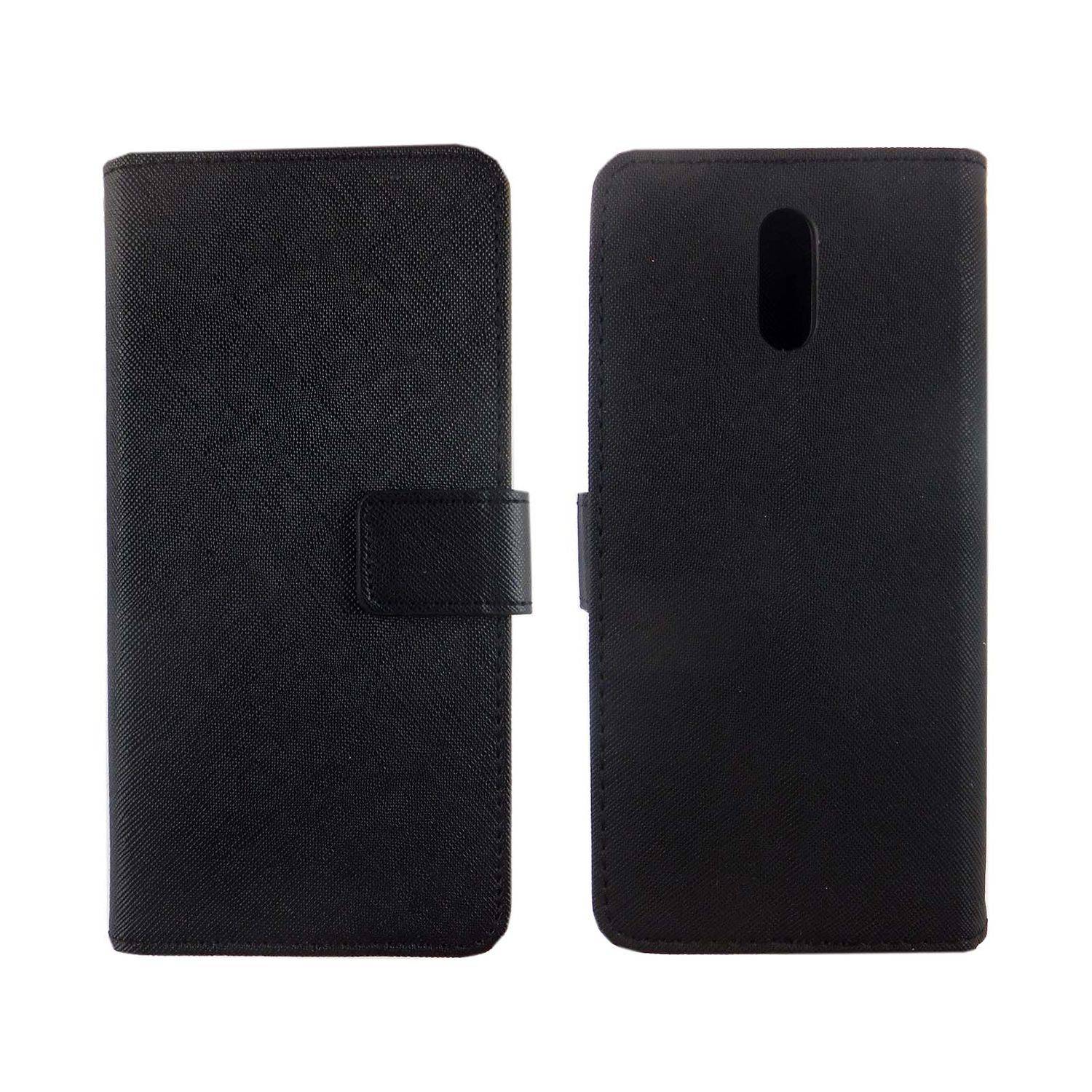 Nokia 2.3 Handyhülle Bookcover Schwarz