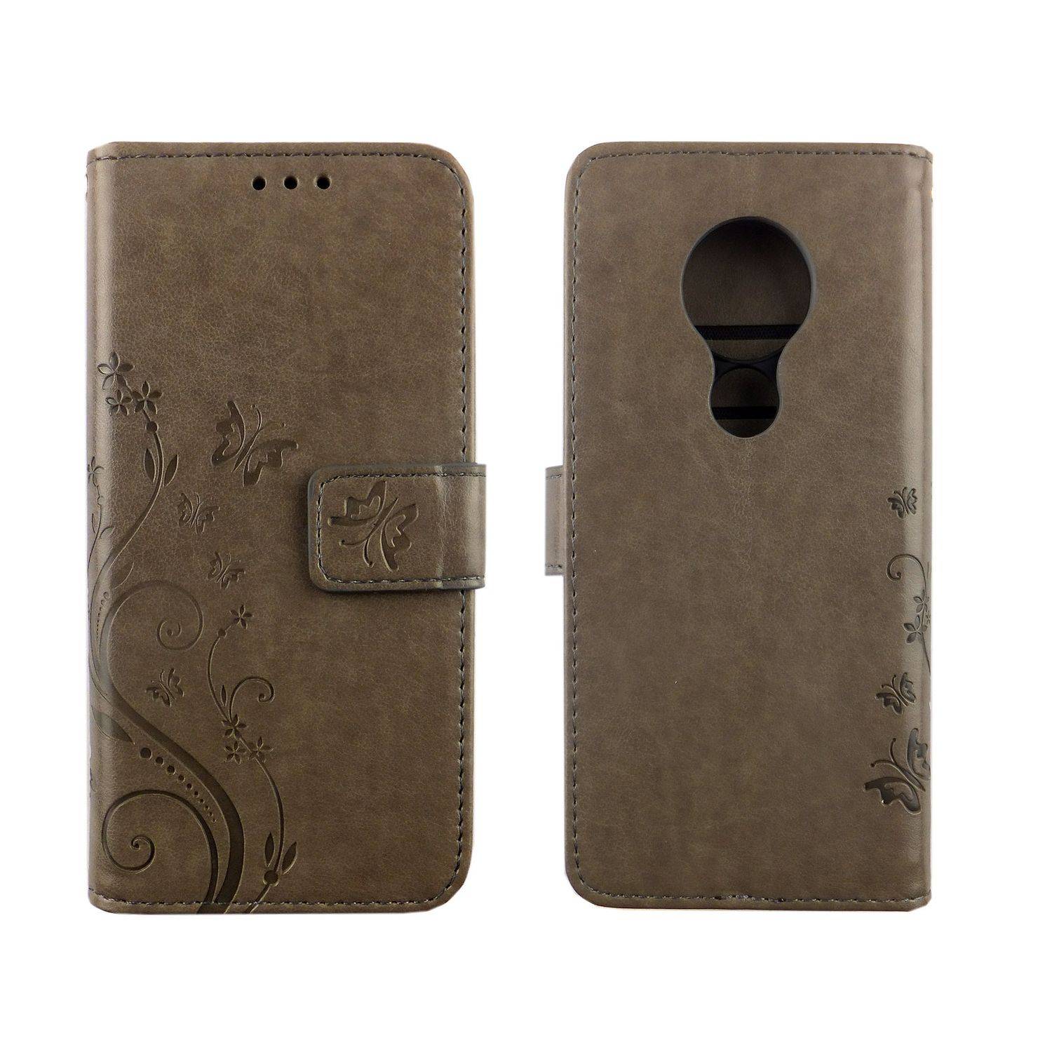 Nokia 6.2 Handyhülle Bookcover Grau