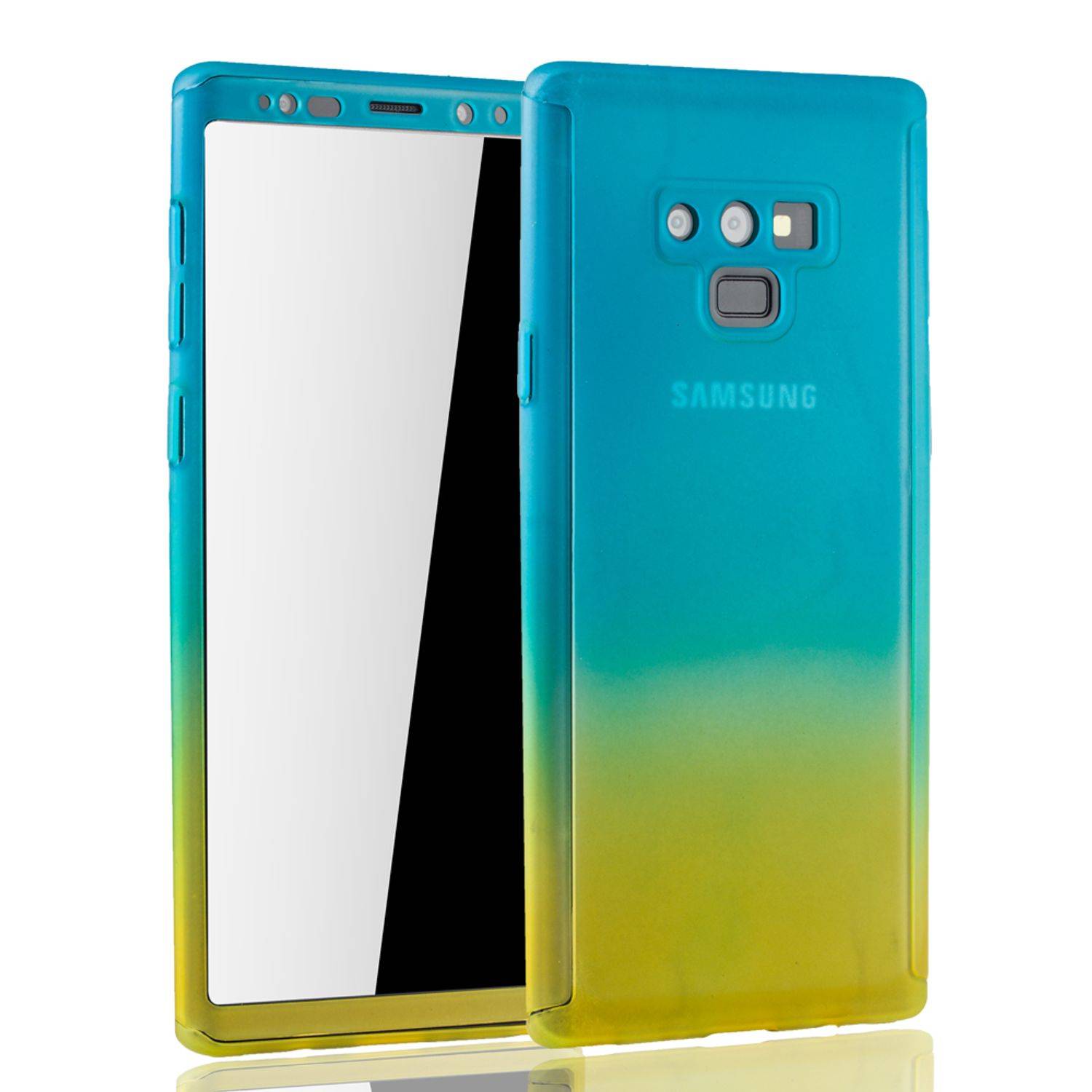 Samsung Galaxy Note 9 Handyhülle 360 Grad Schutz Full Cover Mehrfarbig