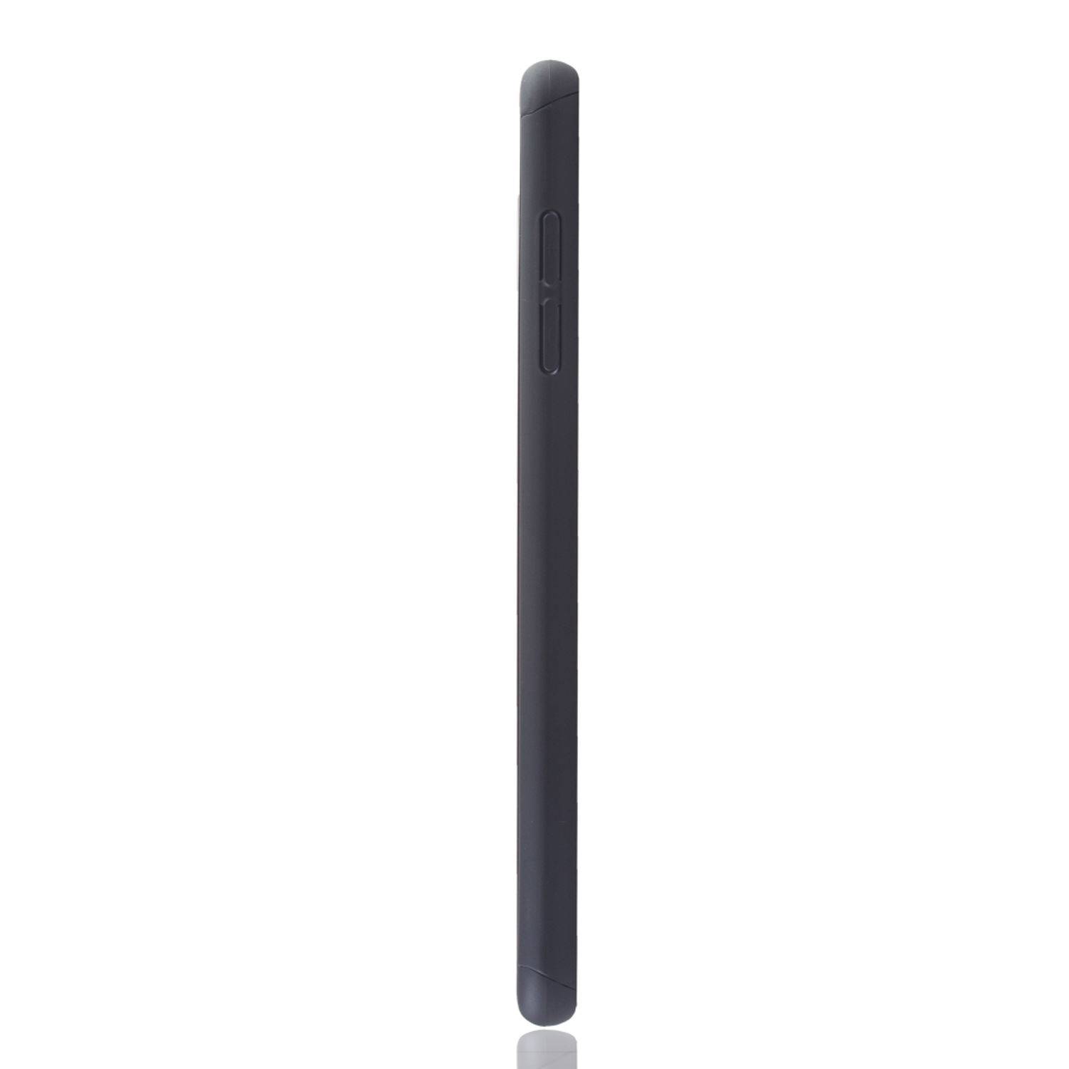Samsung Galaxy A6 Plus (2018) Handyhülle 360 Grad Schutz Full Cover Schwarz