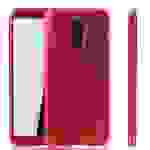 Samsung Galaxy A6 Plus (2018) Handyhülle 360 Grad Schutz Full Cover Rot