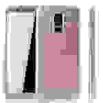 Samsung Galaxy A6 Plus (2018) Handyhülle 360 Grad Schutz Full Cover Rosa