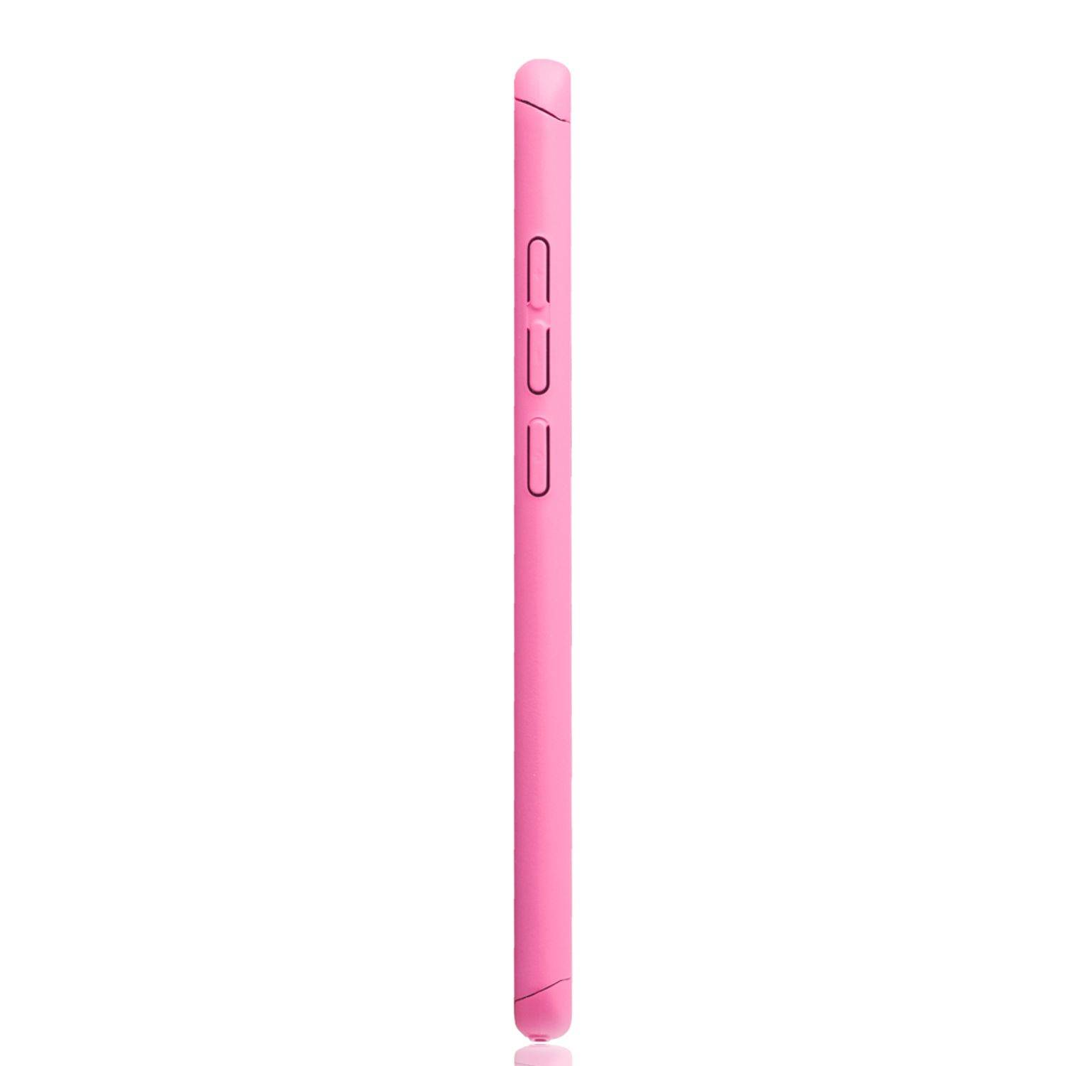 Xiaomi Mi 8 Handyhülle 360 Grad Schutz Full Cover Rosa