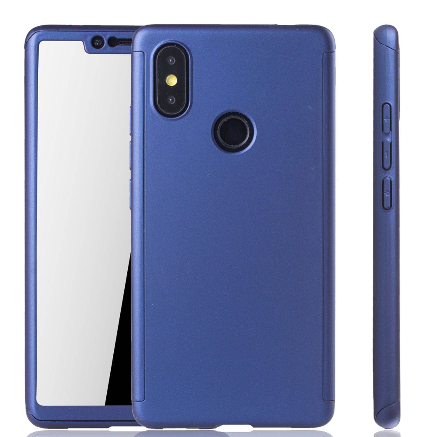 Xiaomi Mi 8 SE Handyhülle 360 Grad Schutz Full Cover Blau