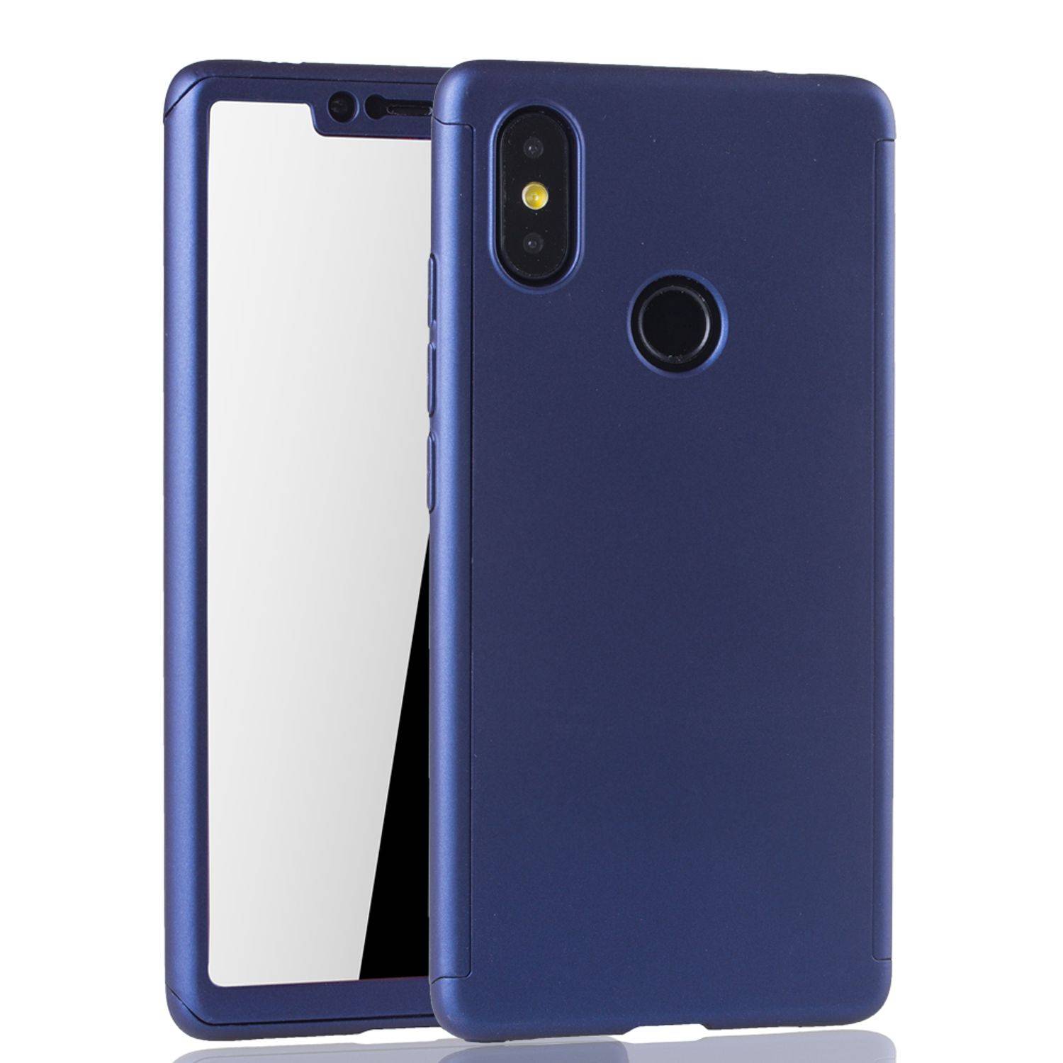 Xiaomi Mi 8 SE Handyhülle 360 Grad Schutz Full Cover Blau