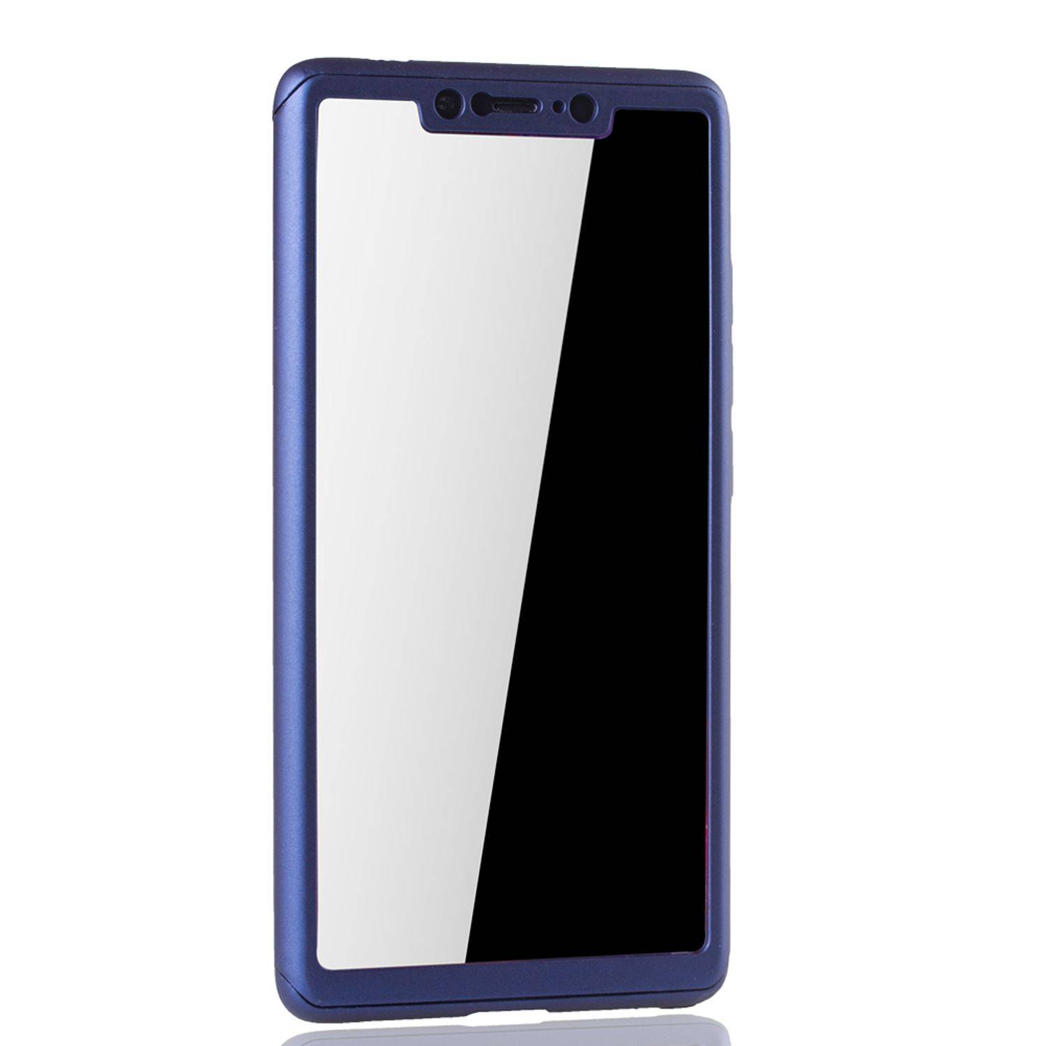 Xiaomi Mi 8 SE Handyhülle 360 Grad Schutz Full Cover Blau