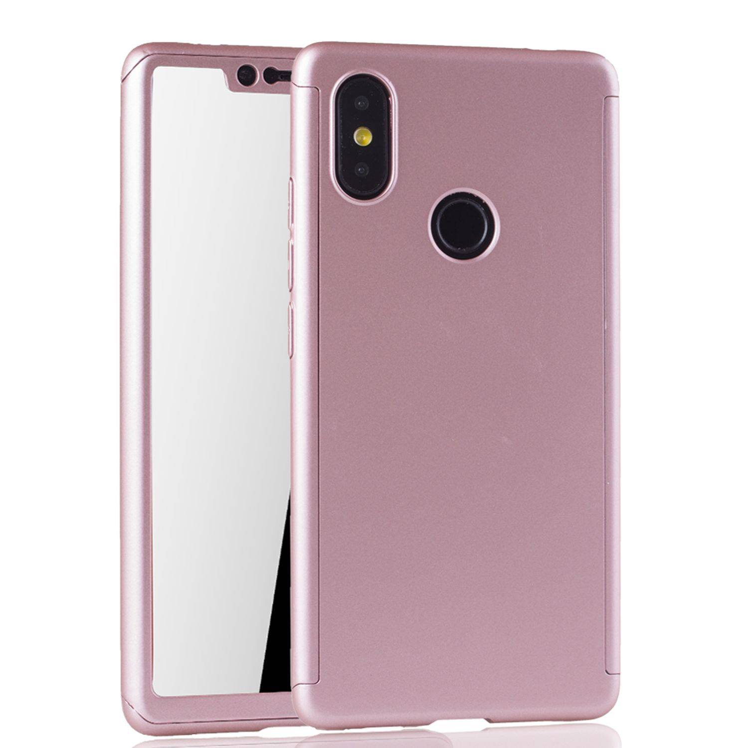 Xiaomi Mi 8 SE Handyhülle 360 Grad Schutz Full Cover Rosa