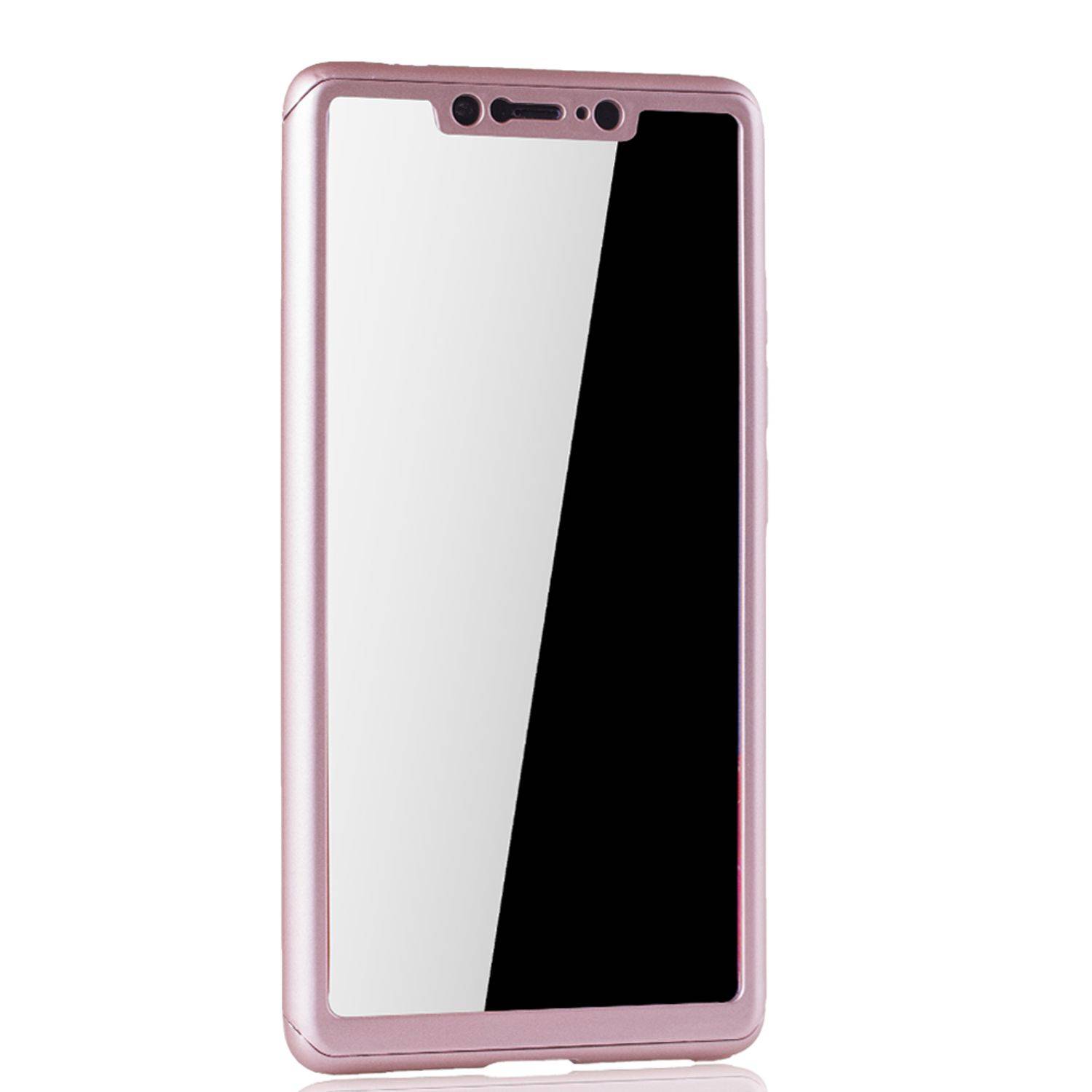 Xiaomi Mi 8 SE Handyhülle 360 Grad Schutz Full Cover Rosa