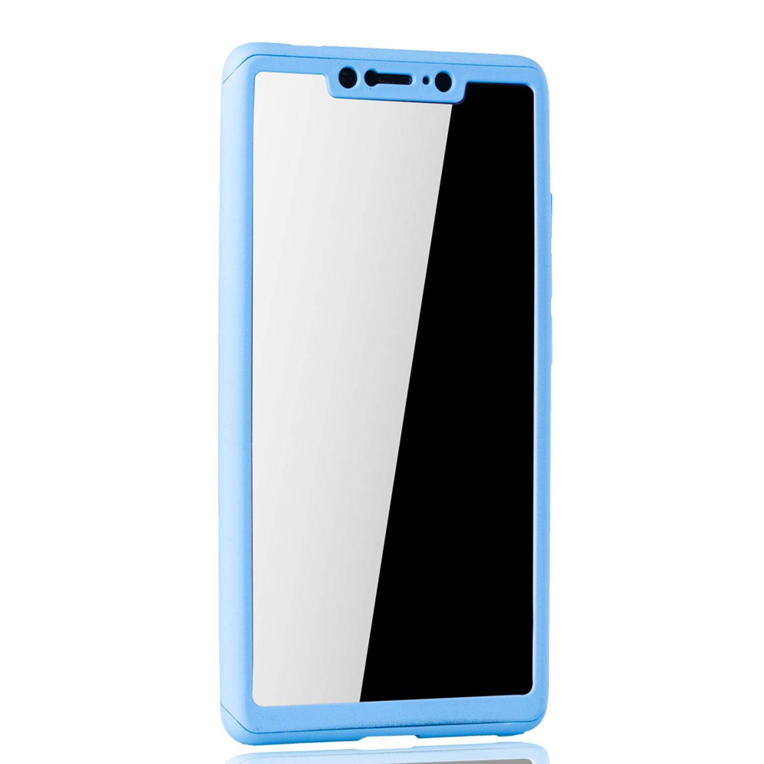 Xiaomi Mi 8 SE Handyhülle 360 Grad Schutz Full Cover Blau