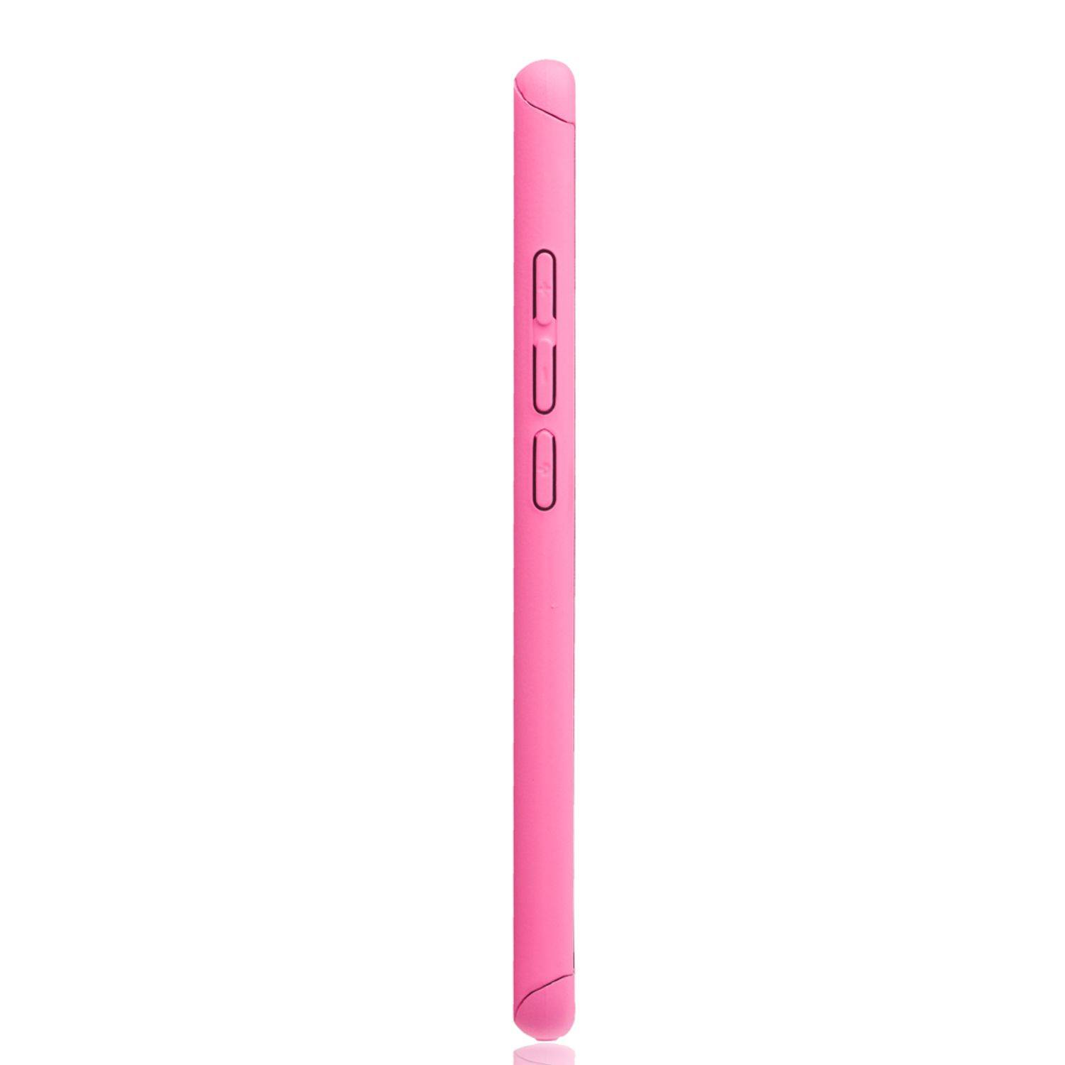 Xiaomi Mi 8 SE Handyhülle 360 Grad Schutz Full Cover Rosa