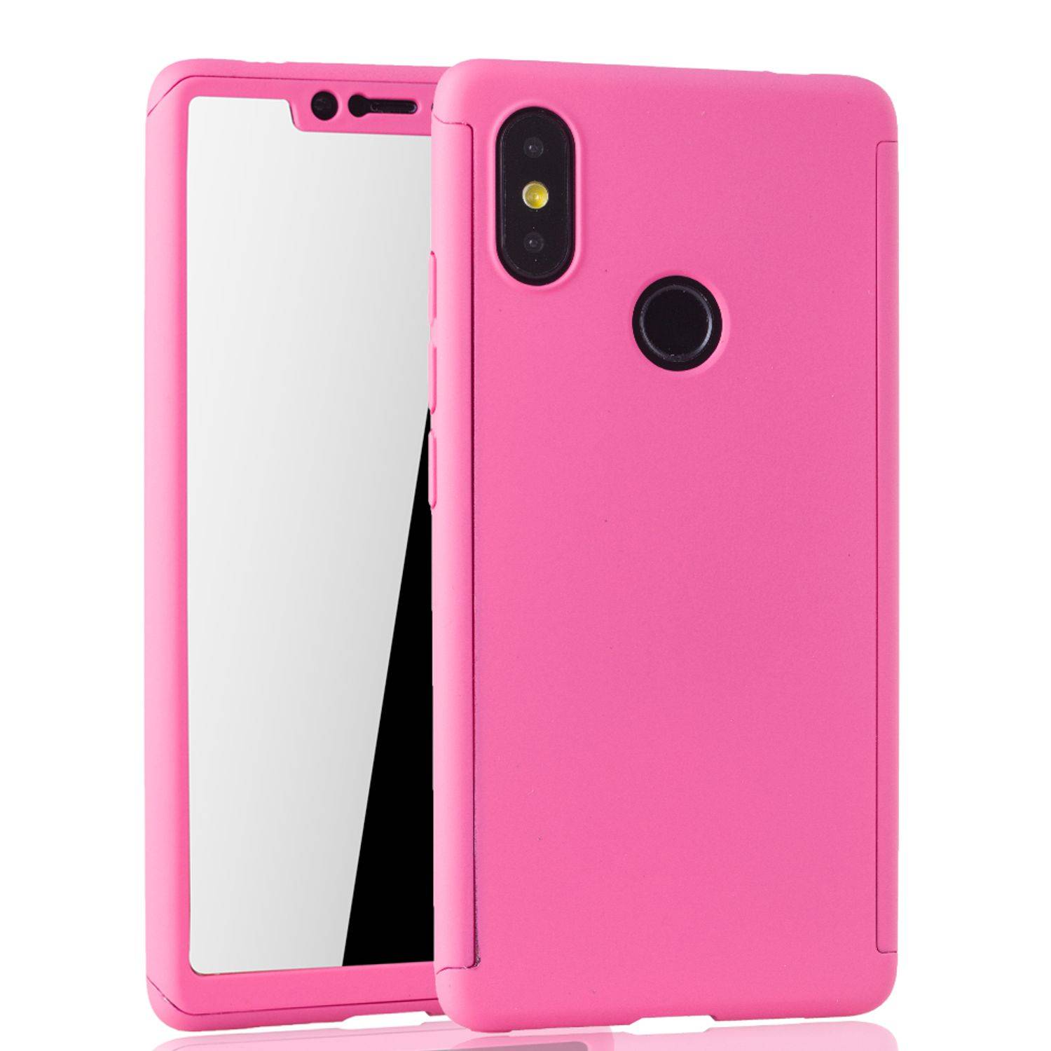 Xiaomi Mi 8 SE Handyhülle 360 Grad Schutz Full Cover Rosa