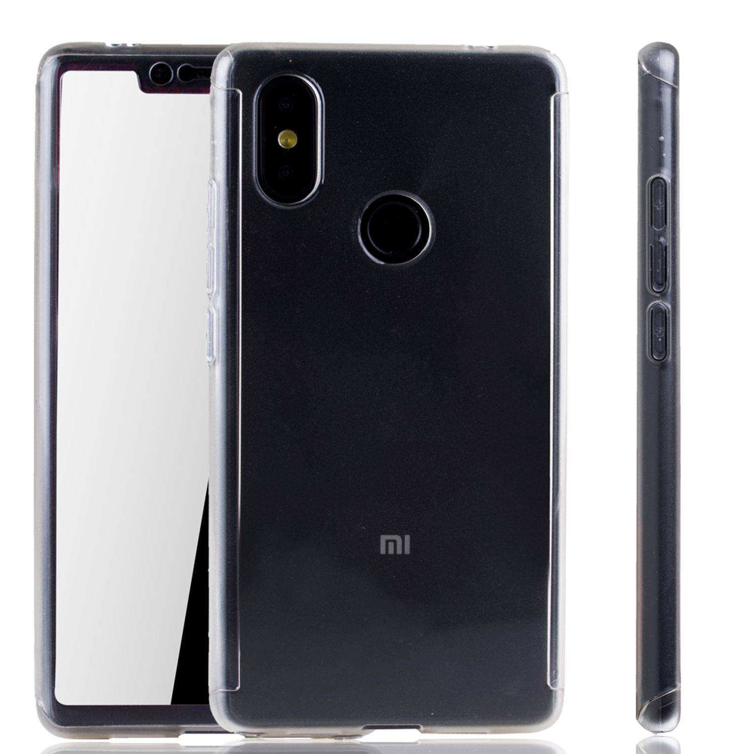 Xiaomi Mi 8 SE Handyhülle 360 Grad Schutz Full Cover Transparent