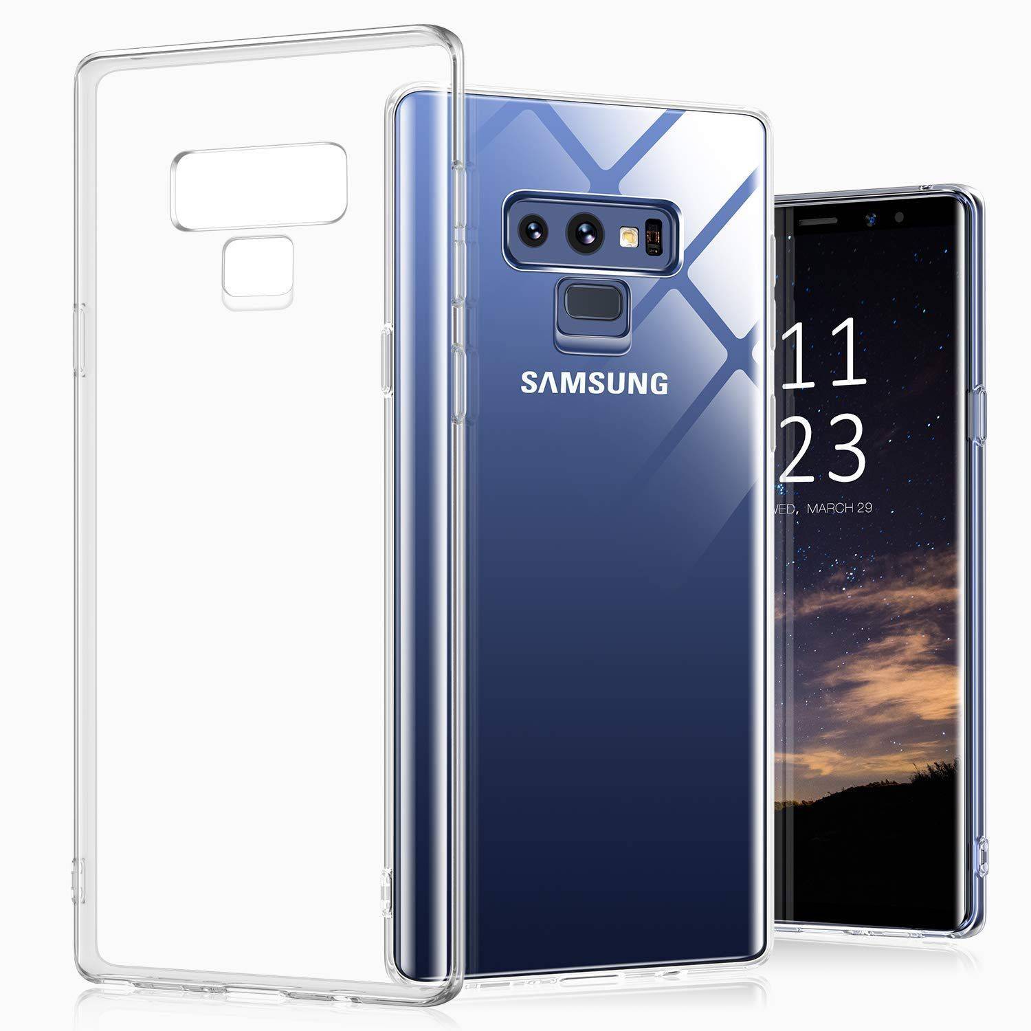 Samsung Galaxy Note 9 Handyhülle Ultra Dünn Bumper Backcover Transparent