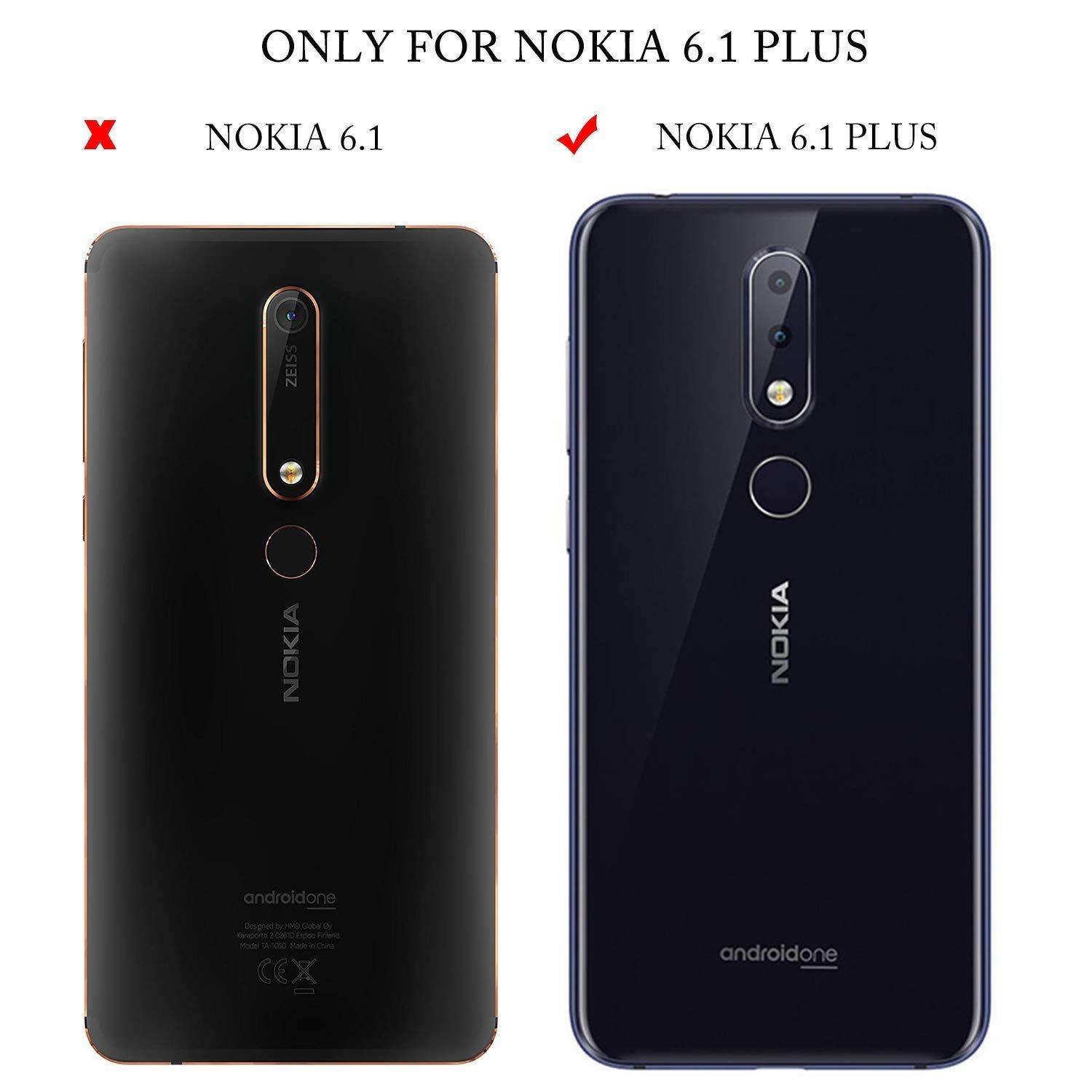 Nokia 6.1 Plus Handyhülle Ultra Dünn Bumper Backcover Transparent