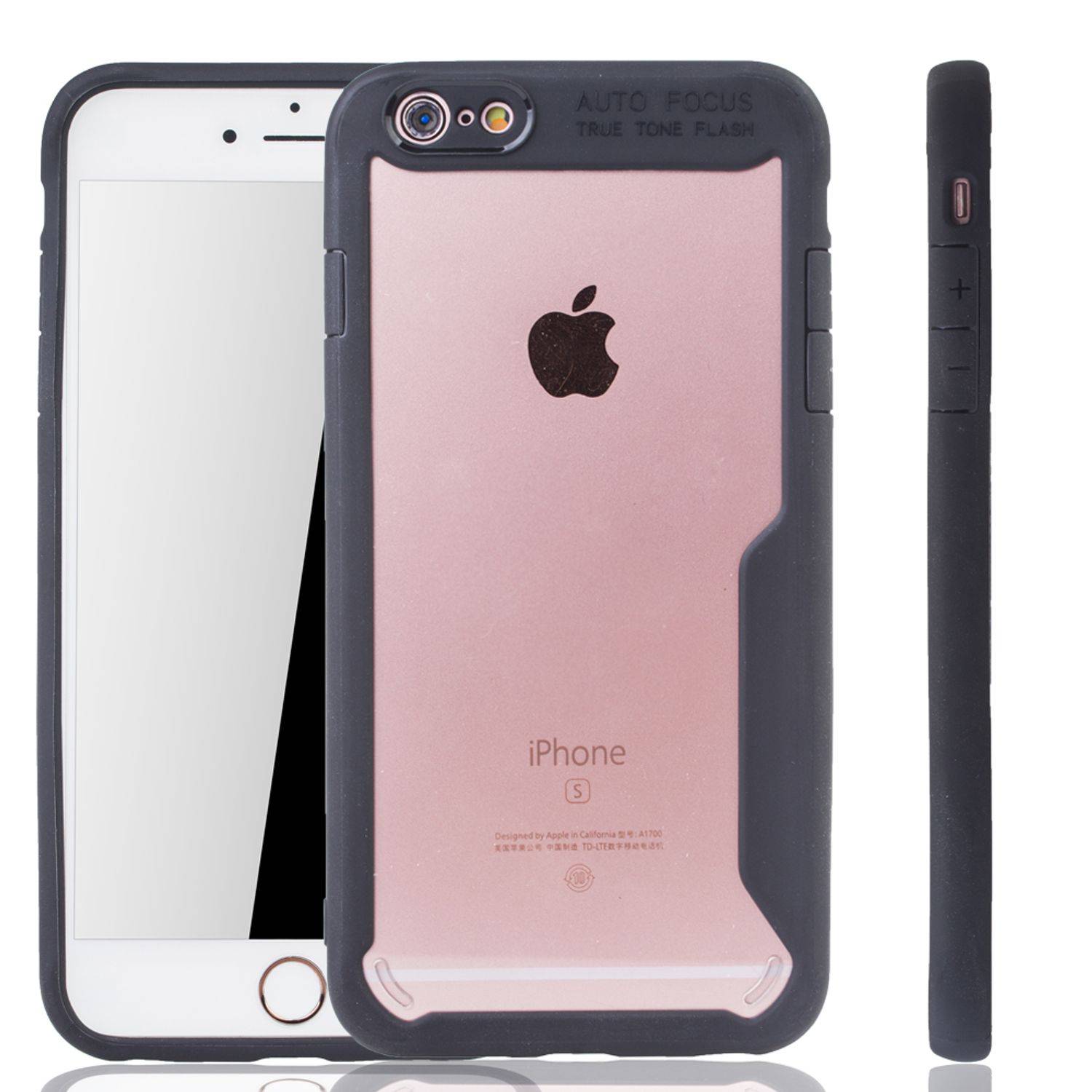 Apple IPhone 6 Plus / 6s Plus Handyhülle Backcover Schwarz