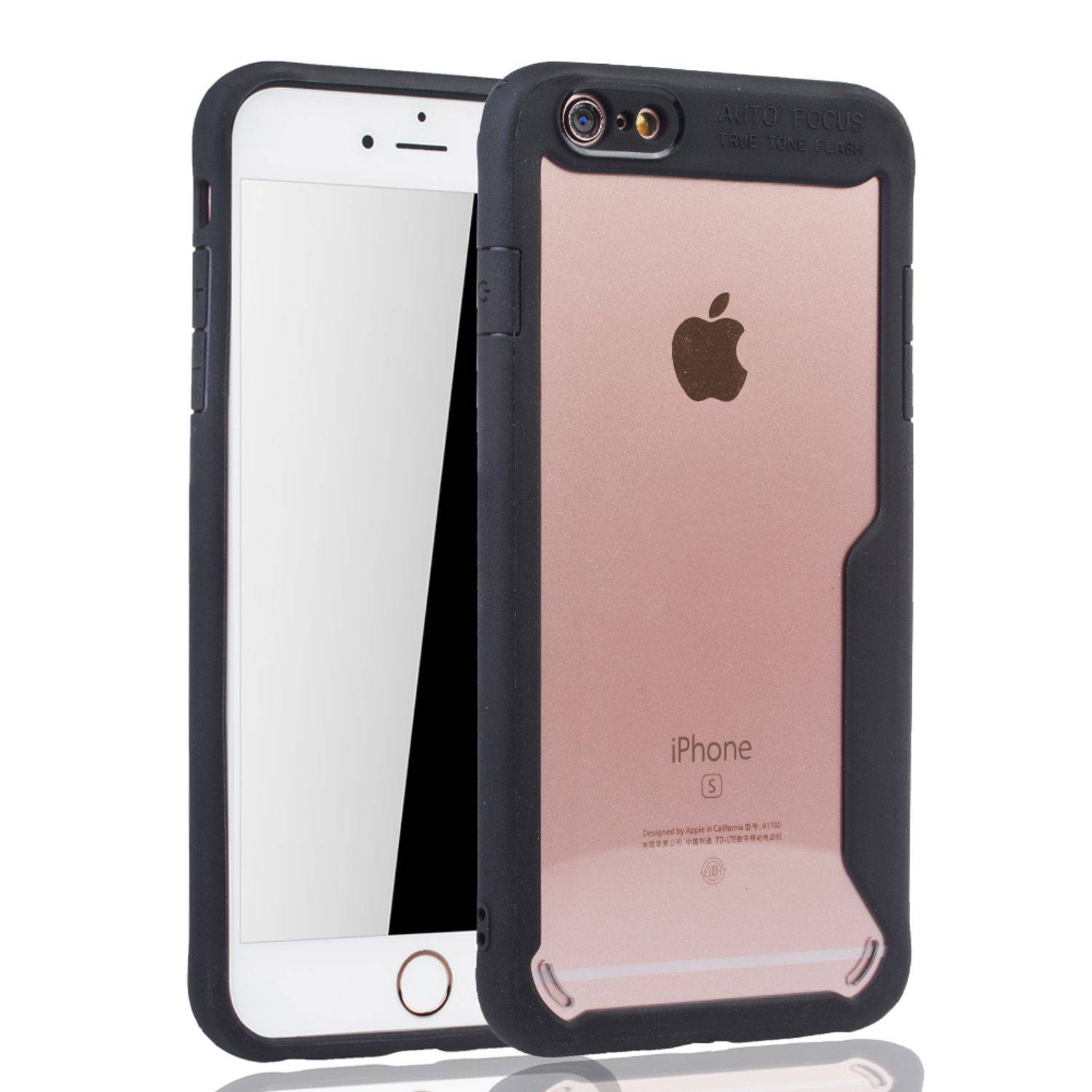 Apple IPhone 6 Plus / 6s Plus Handyhülle Backcover Schwarz