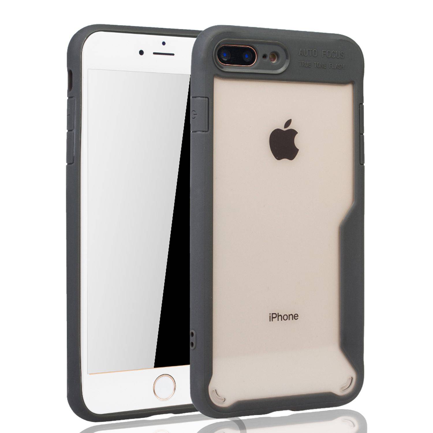 Apple iPhone 7 Plus / 8 Plus Handyhülle Backcover Grau