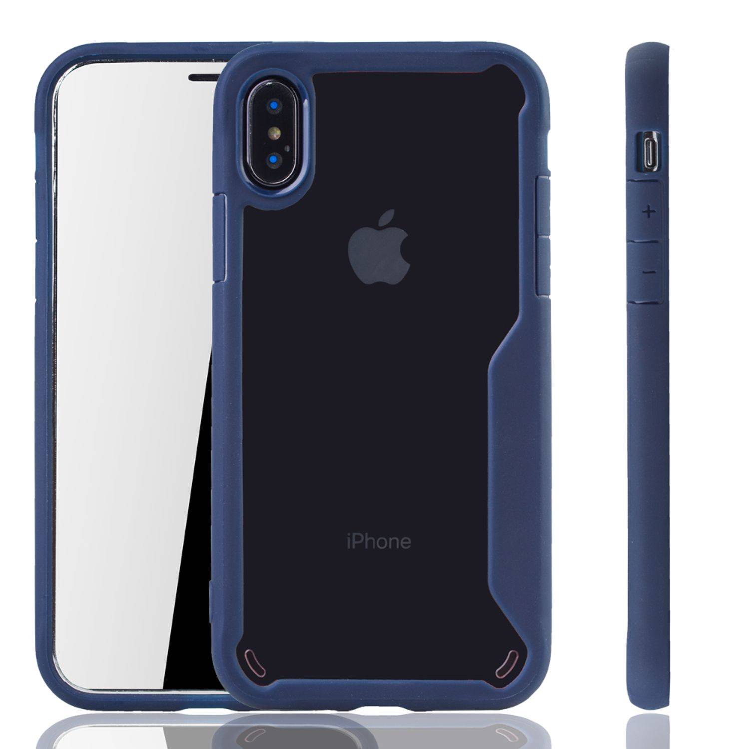 Apple iPhone X / iPhone XS Handyhülle Backcover Blau