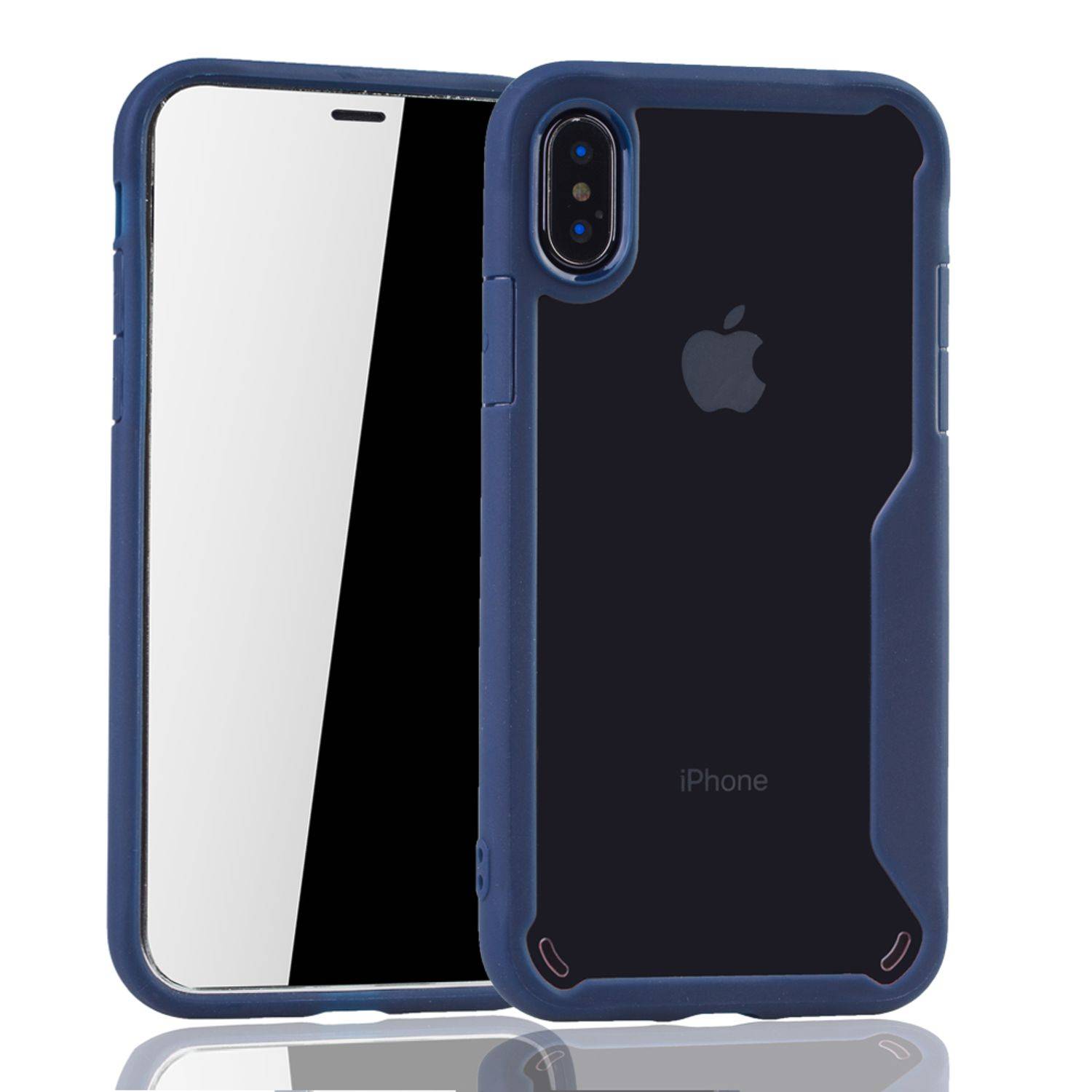 Apple iPhone X / iPhone XS Handyhülle Backcover Blau