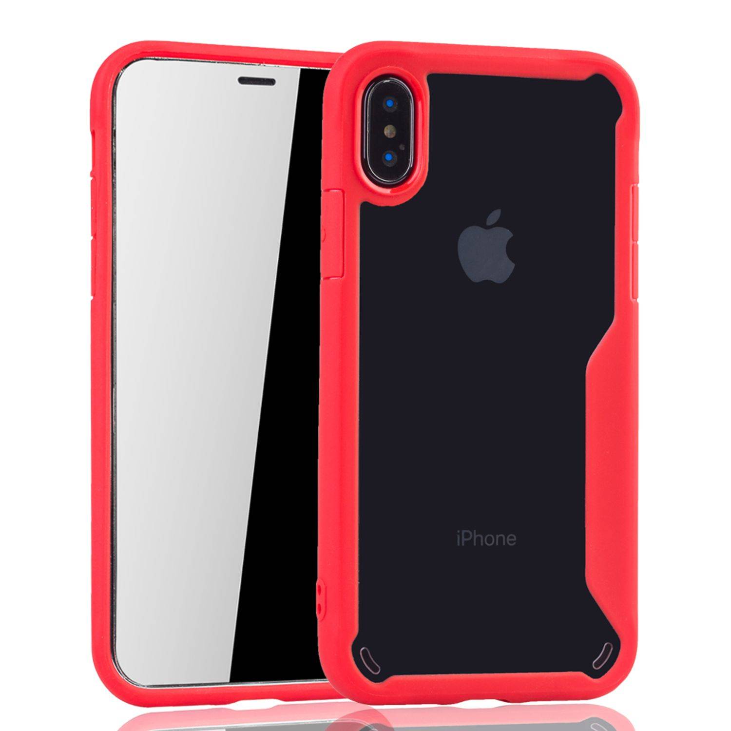Apple iPhone X / iPhone XS Handyhülle Backcover Rot
