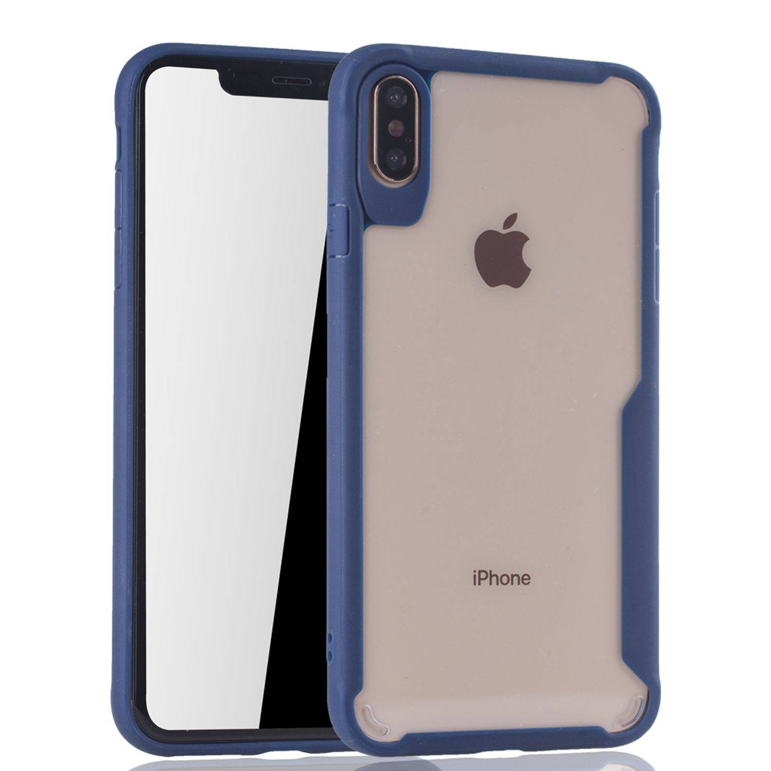 Apple iPhone XS Max Handyhülle Backcover Blau