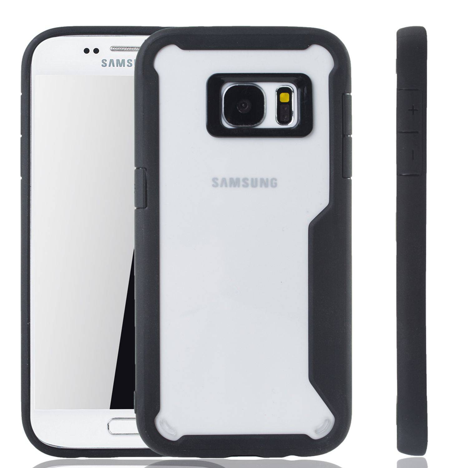 Samsung Galaxy S7 Handyhülle Backcover Schwarz