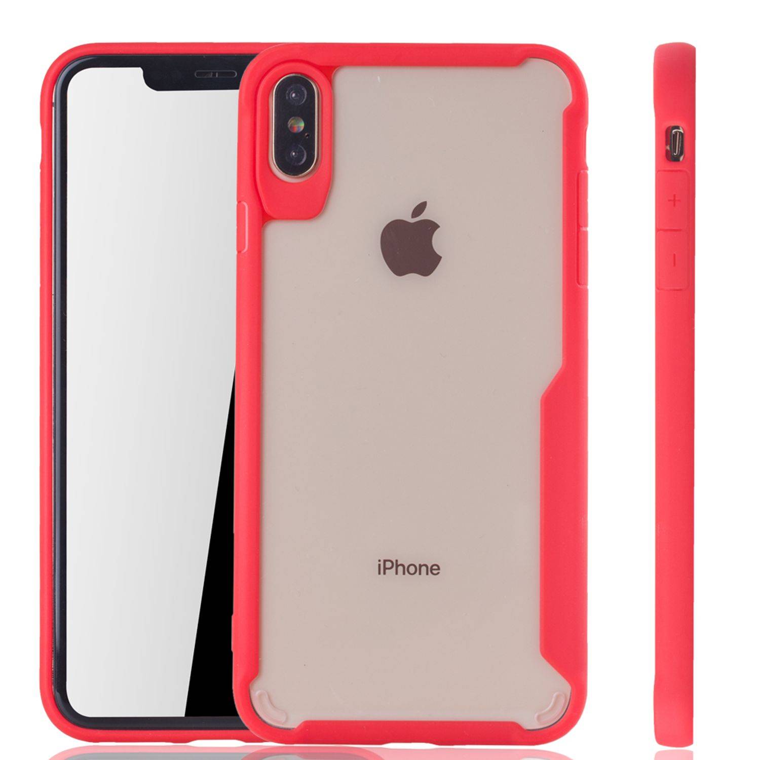 Apple iPhone XS Max Handyhülle Backcover Rot