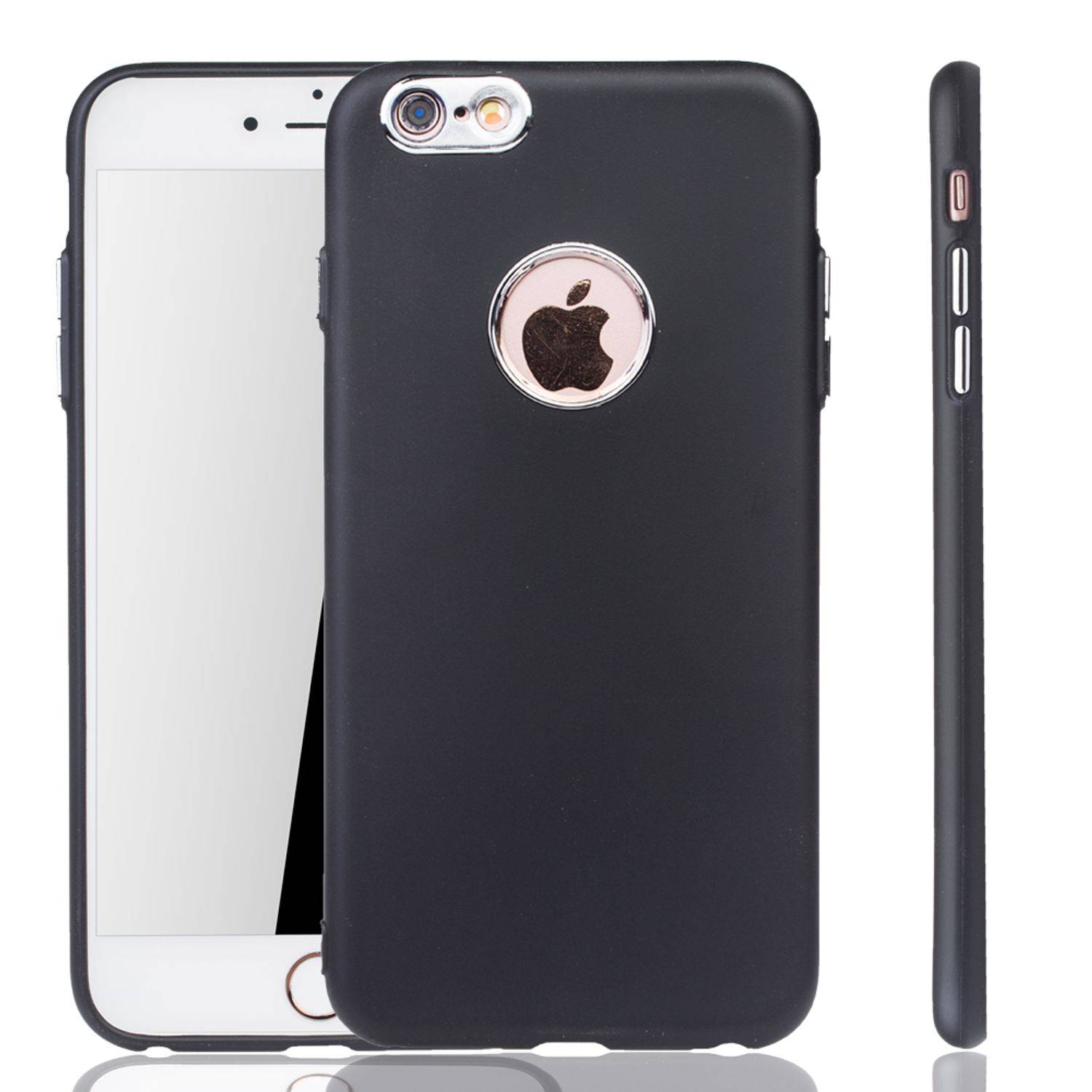 Apple IPhone 6 Plus / 6s Plus Handyhülle Backcover Schwarz