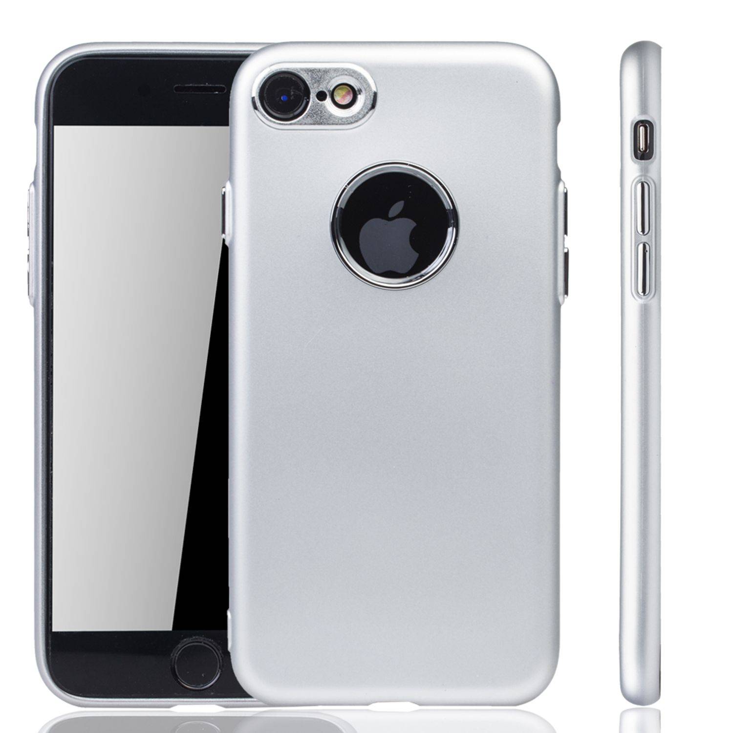 Apple IPhone 7 / 8 / SE 2020 Handyhülle Backcover Silber