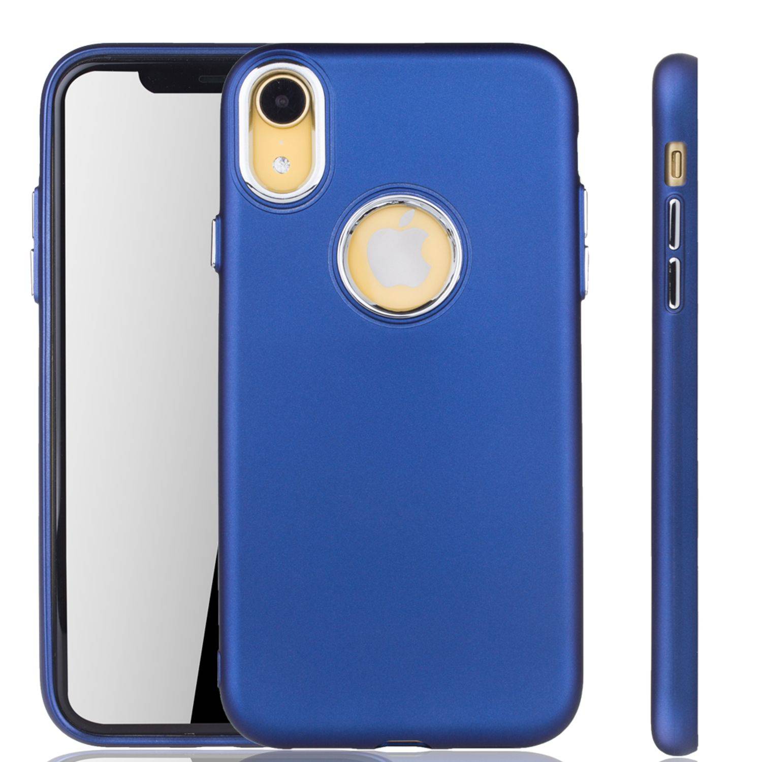 Apple iPhone XR Handyhülle Backcover Blau