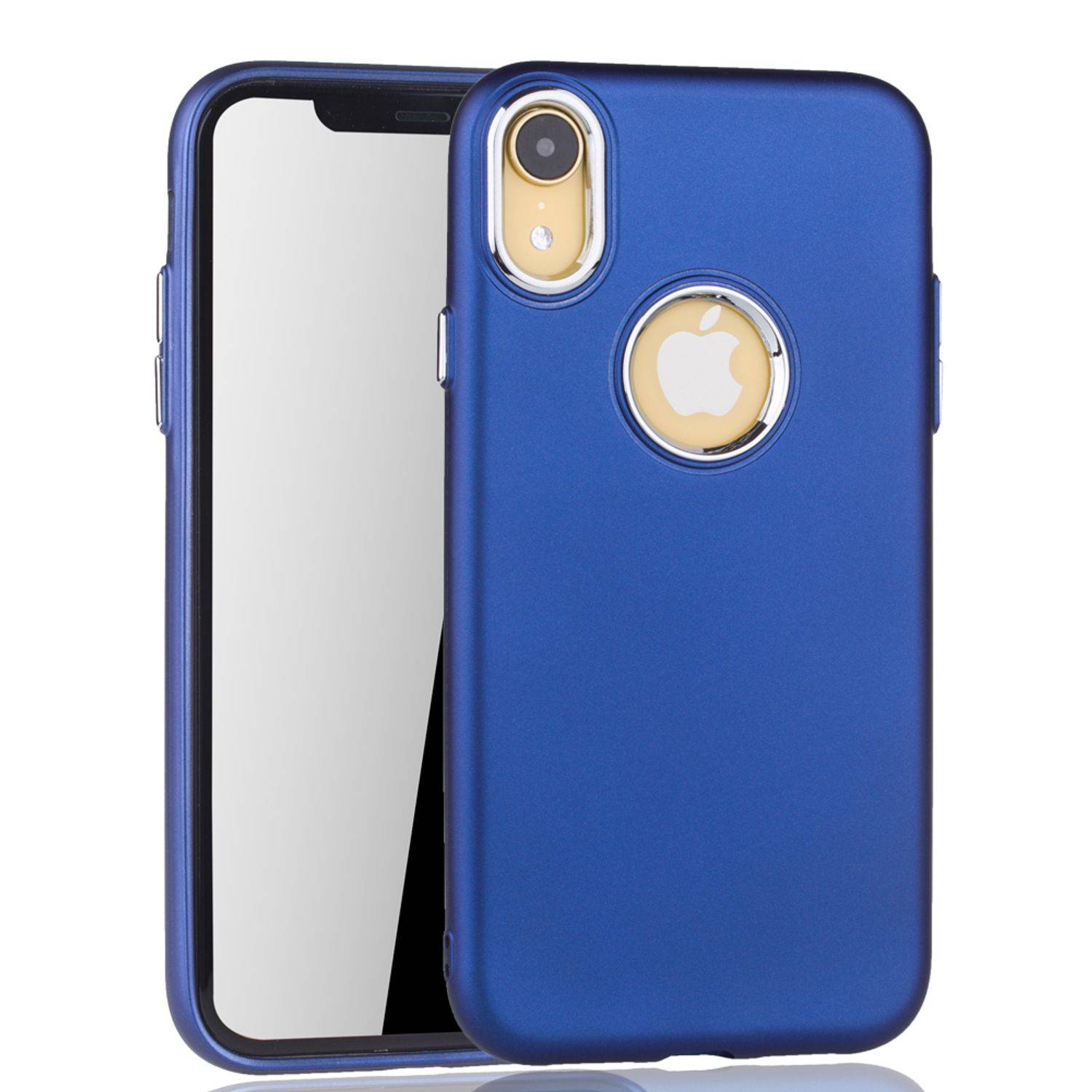 Apple iPhone XR Handyhülle Backcover Blau